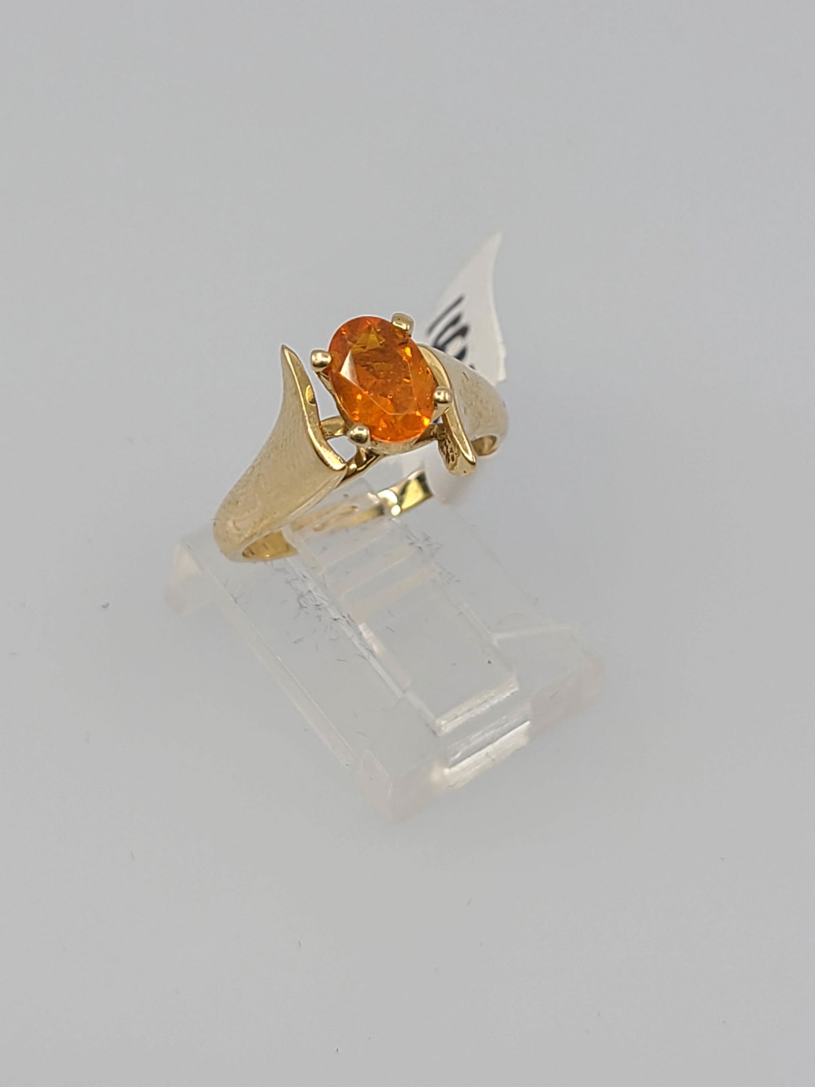 14kt YG Orange Topaz Ring (1 of 1)