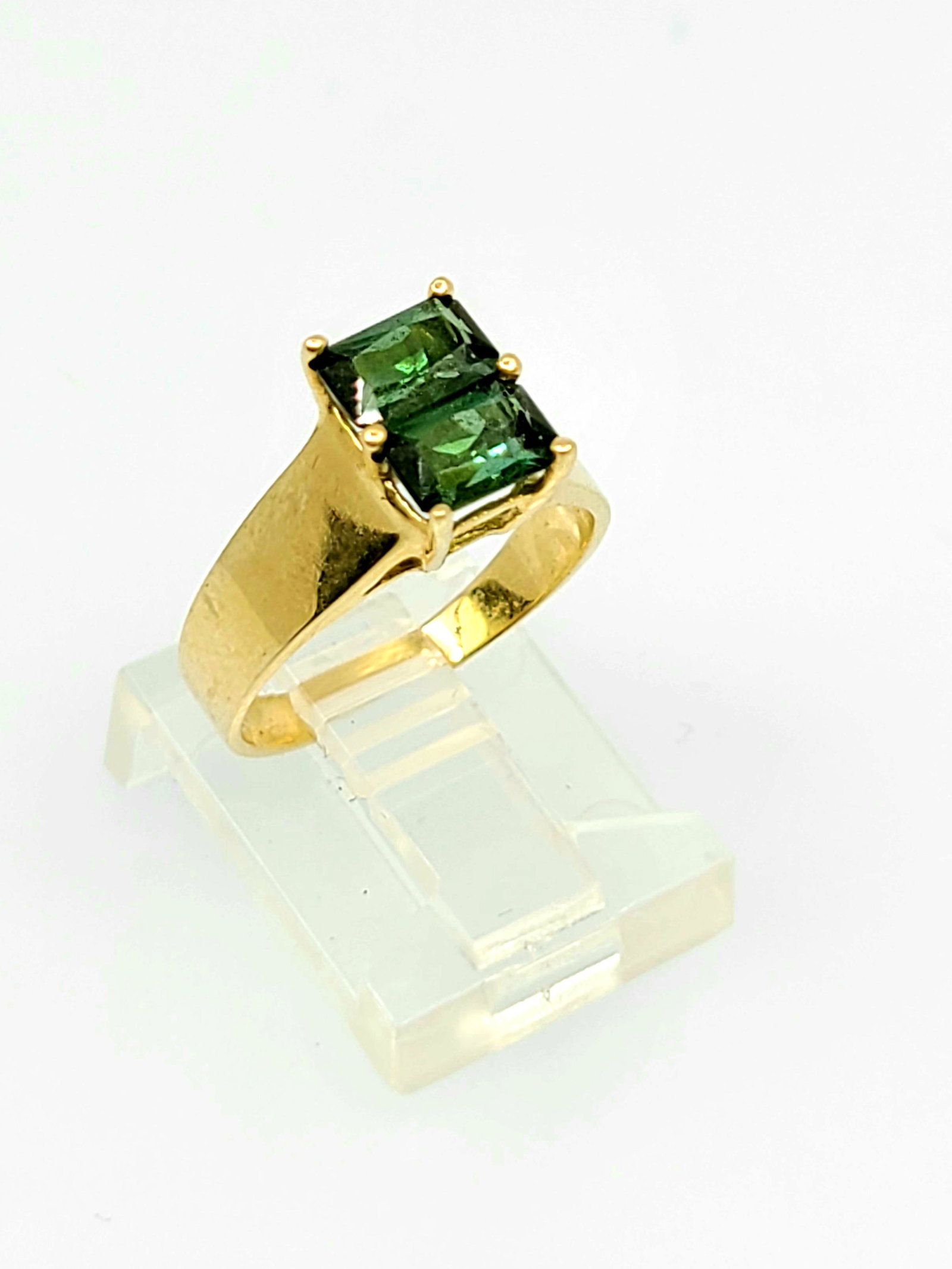 Vintage 14K YG Emerald Ring (1 of 1)