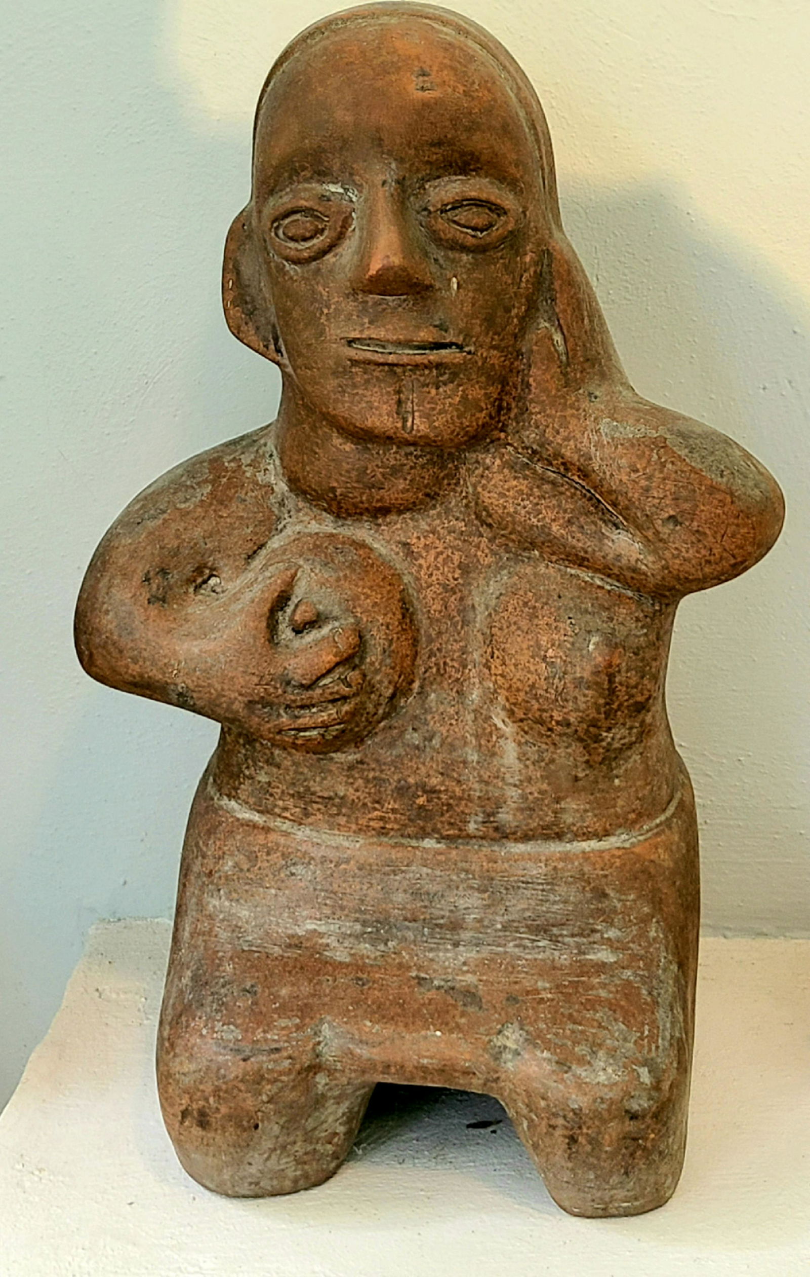 Antique Mexican Pottery Sculpture (1 of 2)