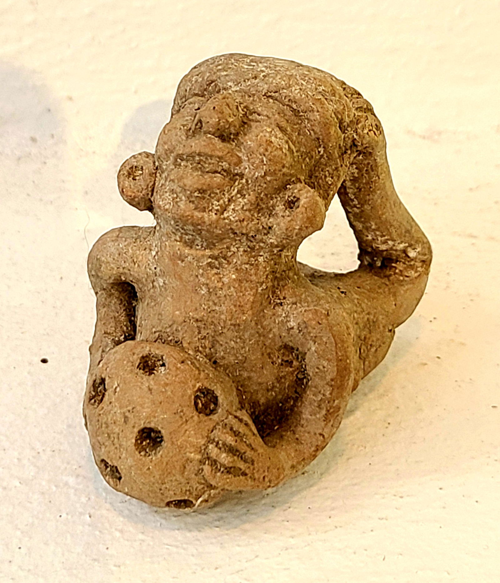 Oaxaca Mexican Acrobat Pottery Sculpture (1 of 2)