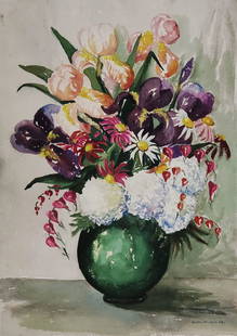 Nora Heysen: Watercolor on paper 1962 20" x 14"