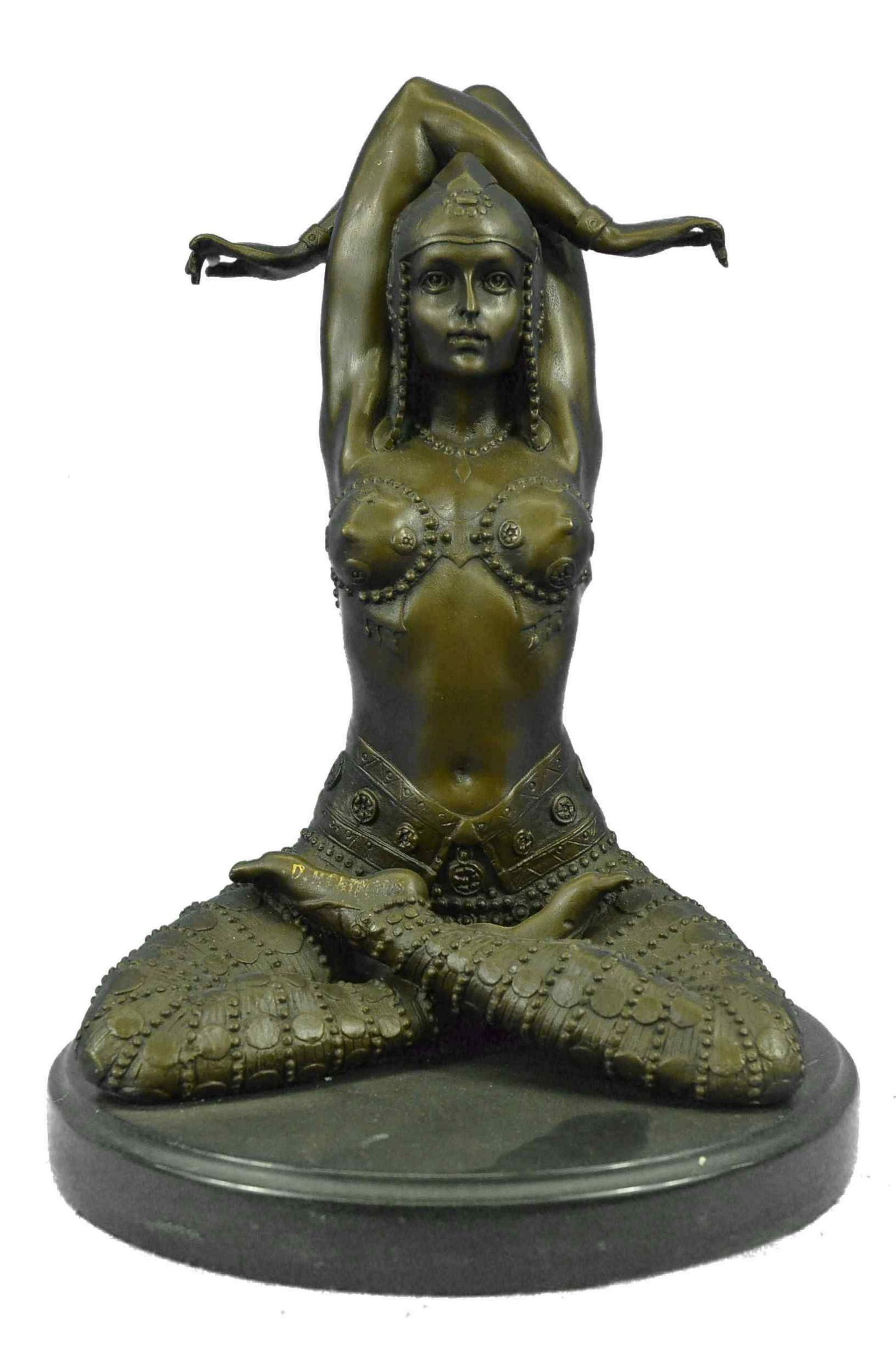 D.H Chiparus Art Deco Lady Bronze (1 of 3)