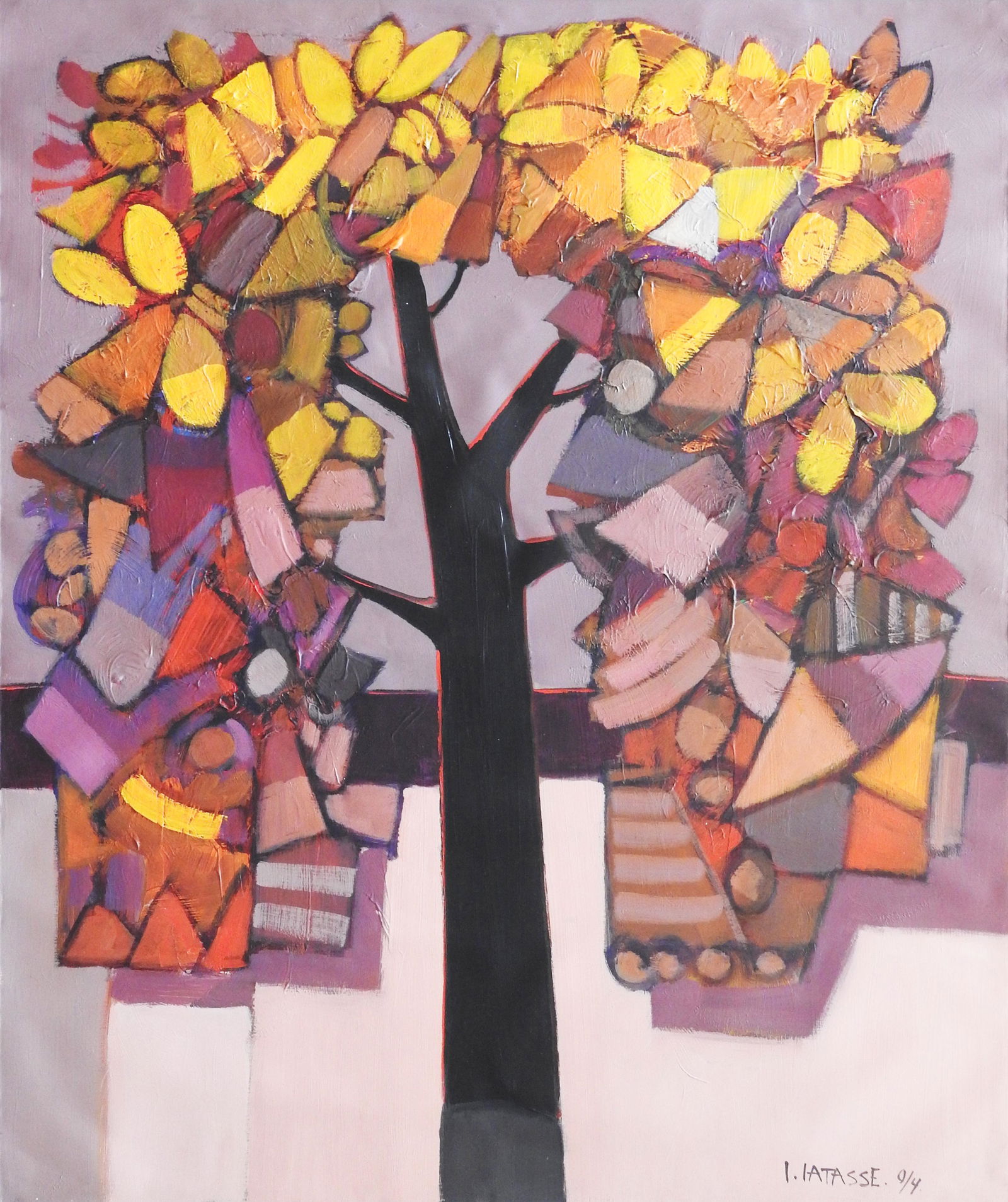 Carlos Catasse: Arbol de la Luz 49" x 37"