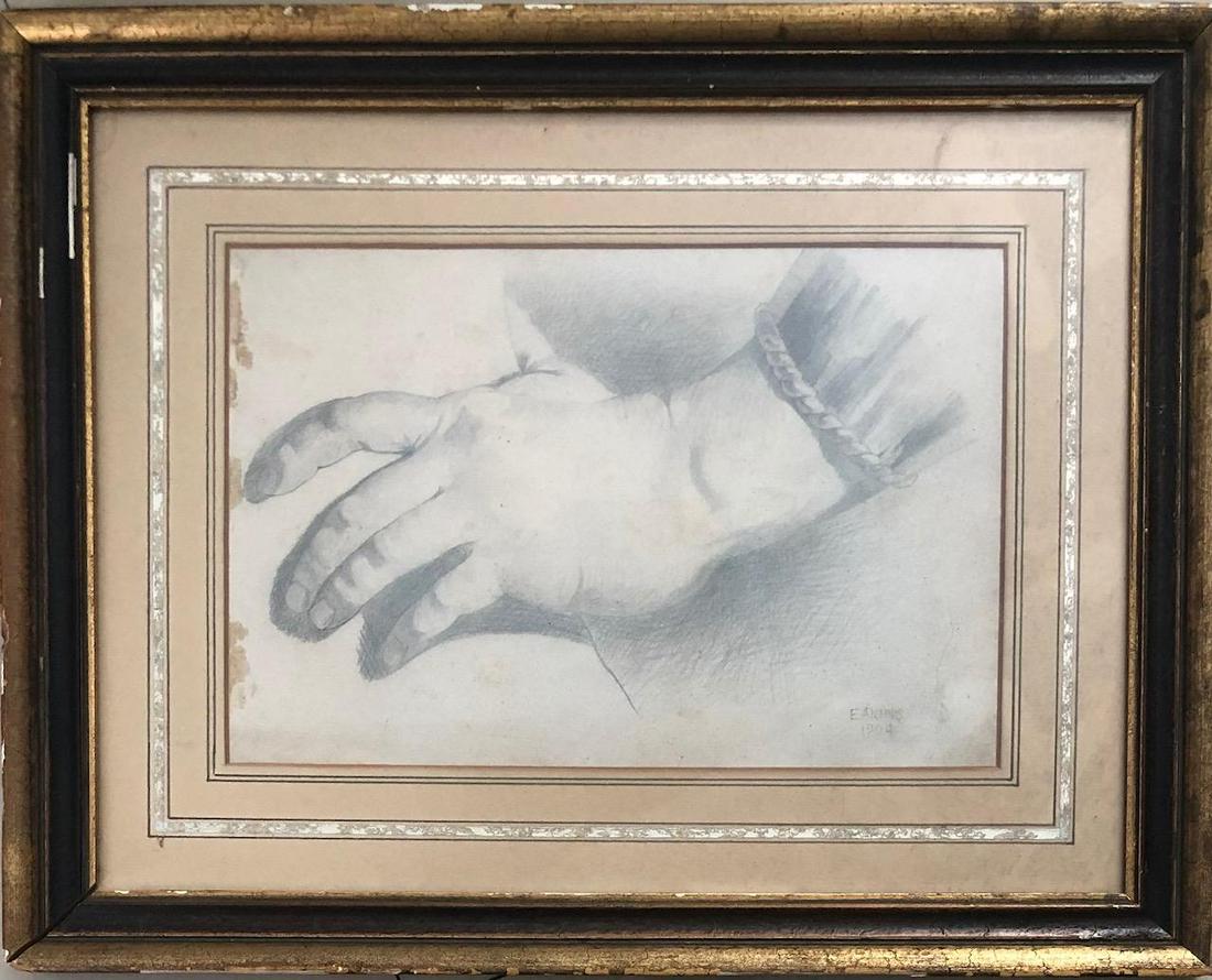 Thomas Eakins: Graphite on paper. 8”x12”.