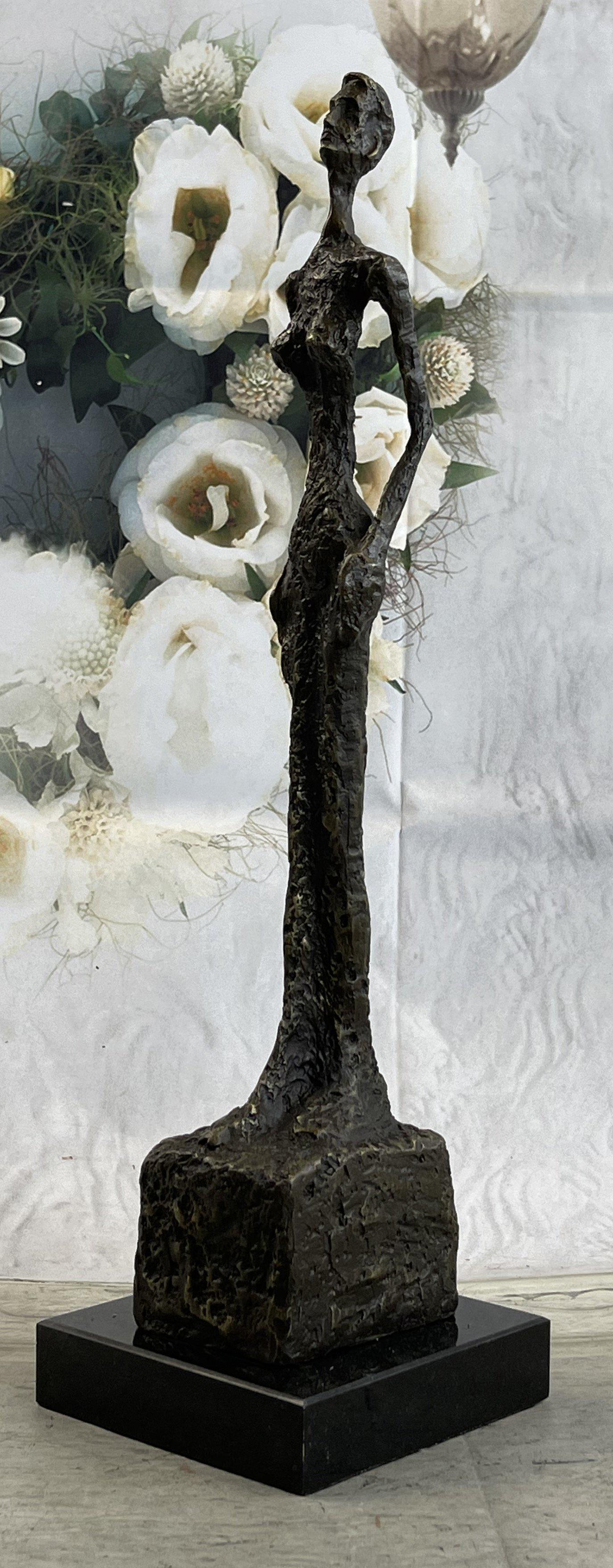Gia Abstract Bronze Sculpture: Total Dimensions: Height 17'' x Width 5''Approximate Weight: 7 LBSOriginal Reproduction: Reproduction