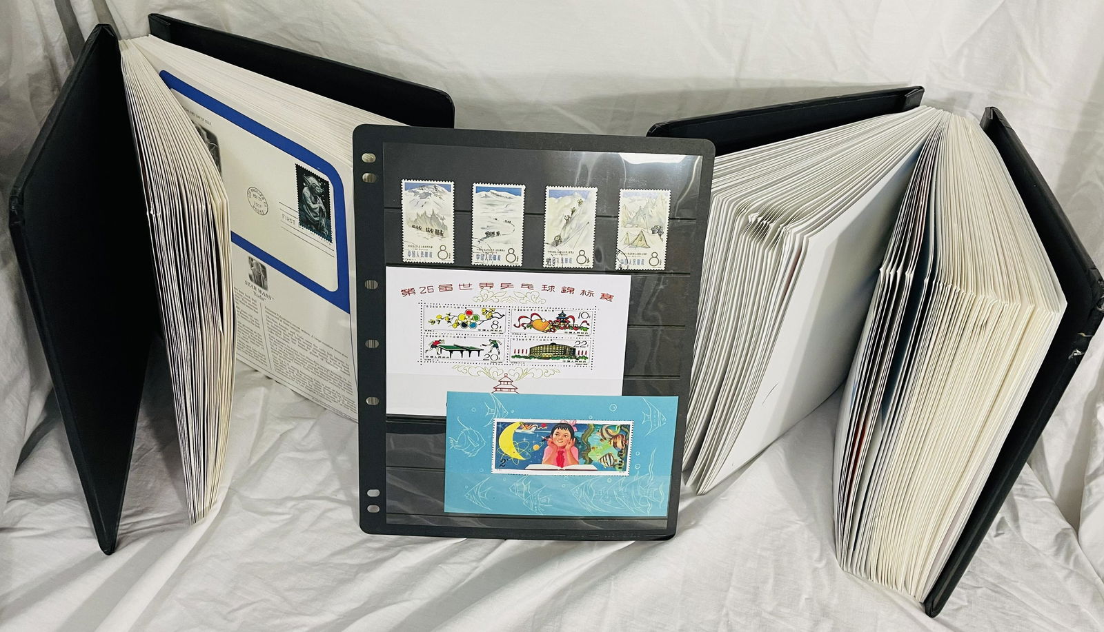 China stamps & US 1998-2000 modern stamps on FDC . (1 of 3)