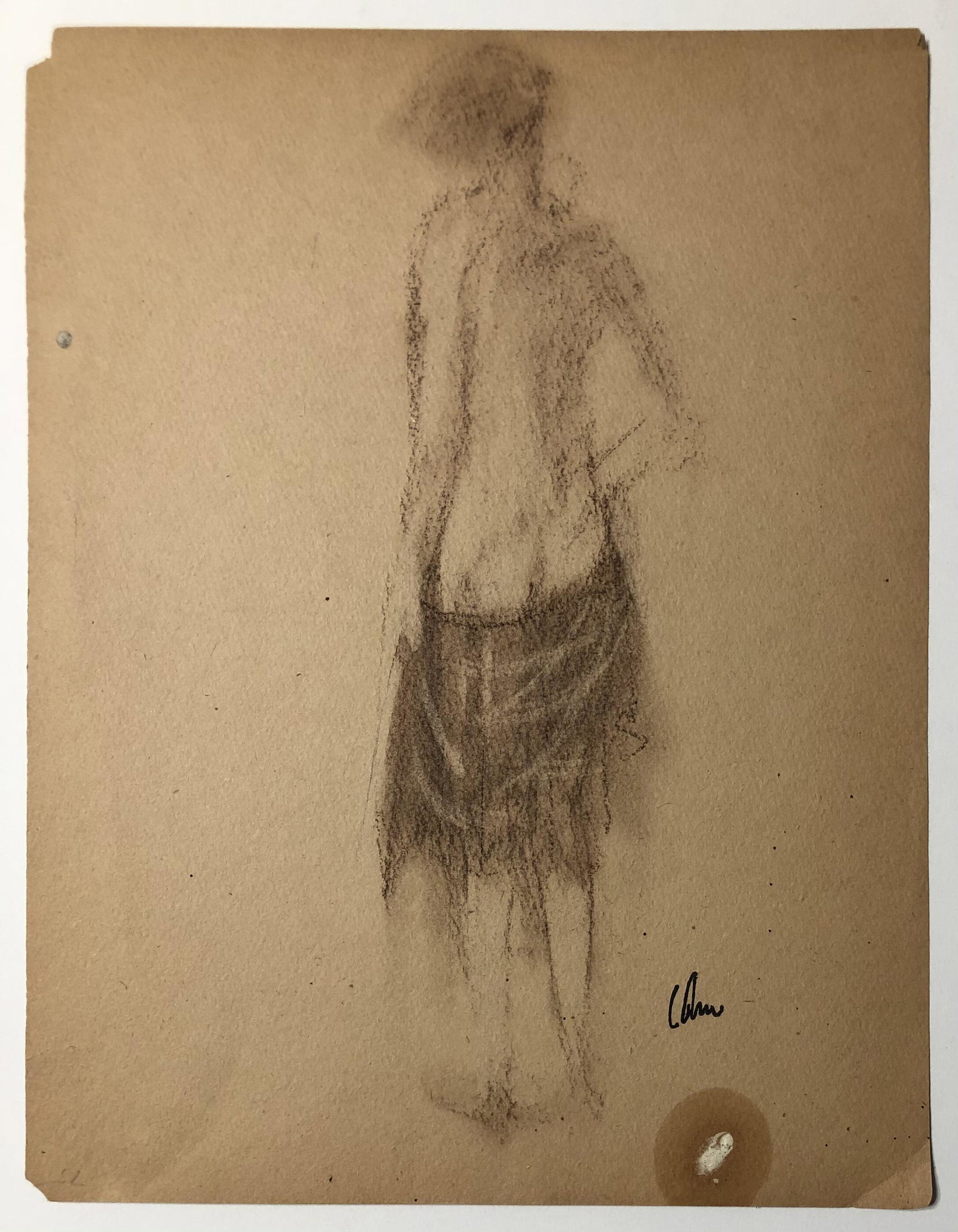 Harold Cohn: Charcoal paper 14”x11”