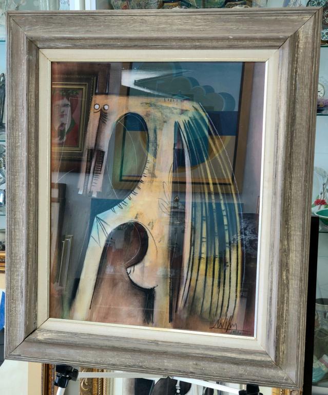 Wifredo Lam mixed media on paper attributed (1 of 3)