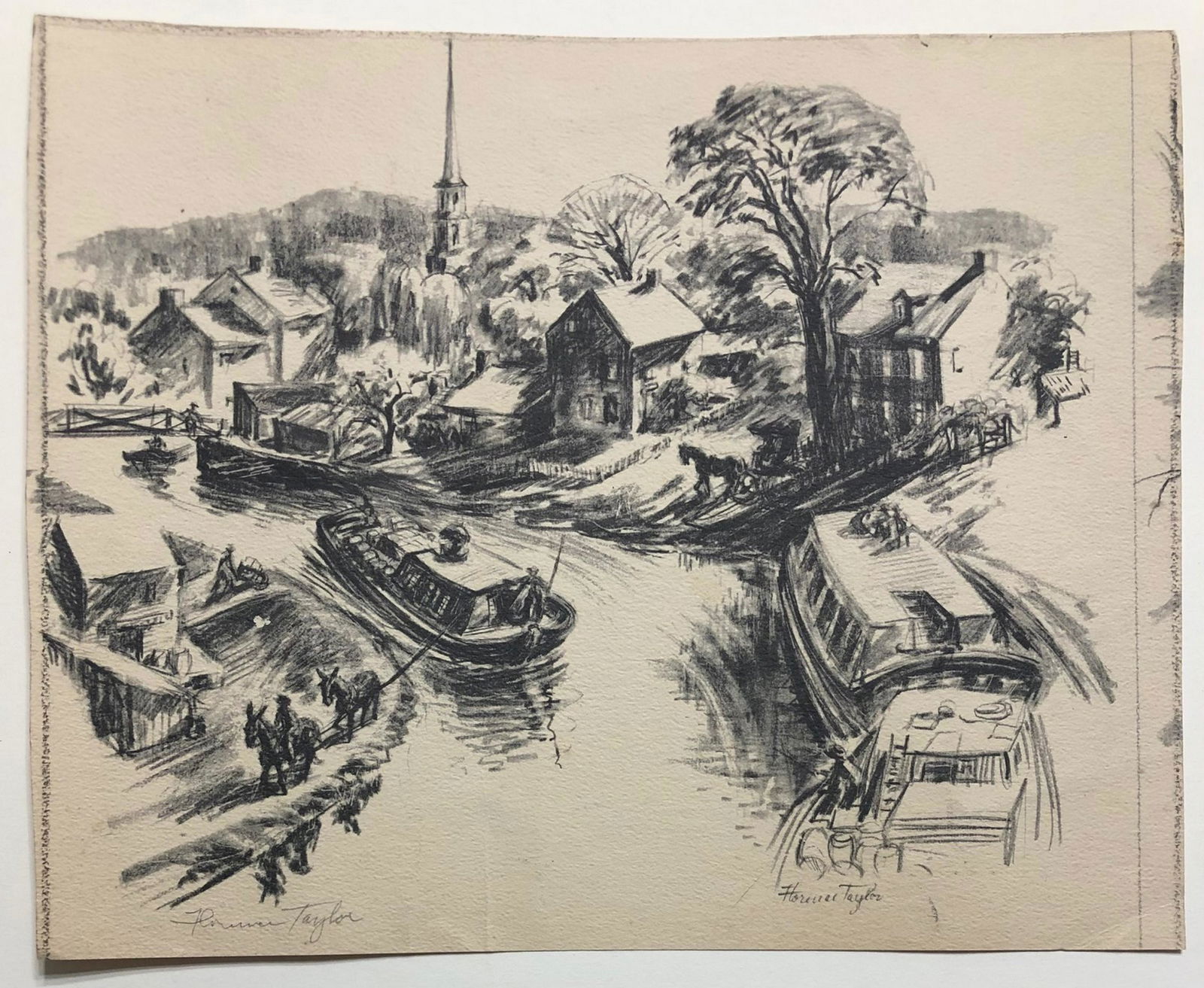 Florence Starr Taylor illustration signed in pencil (1 of 1)