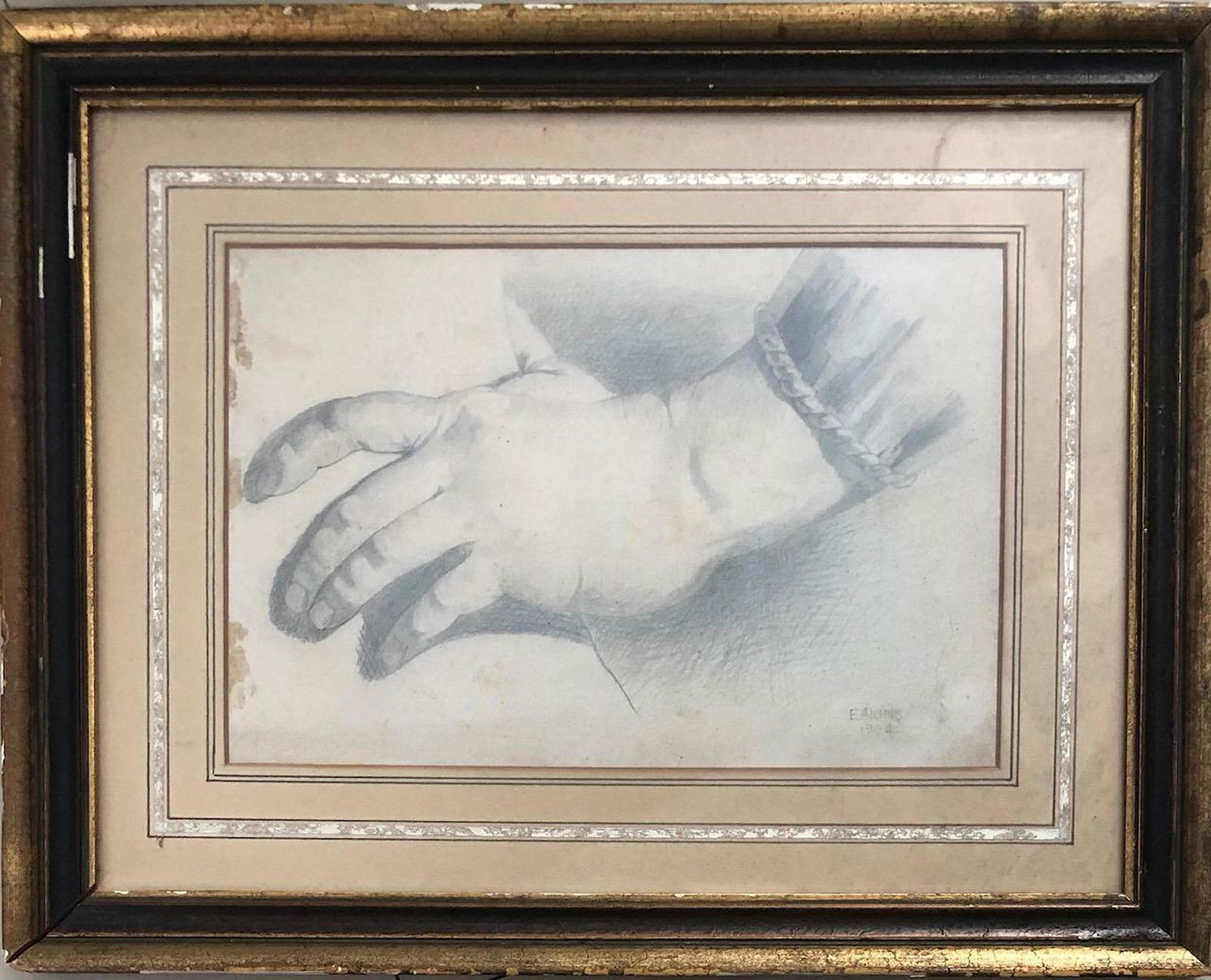 Thomas Eakins: Graphite on paper. 8”x12”.