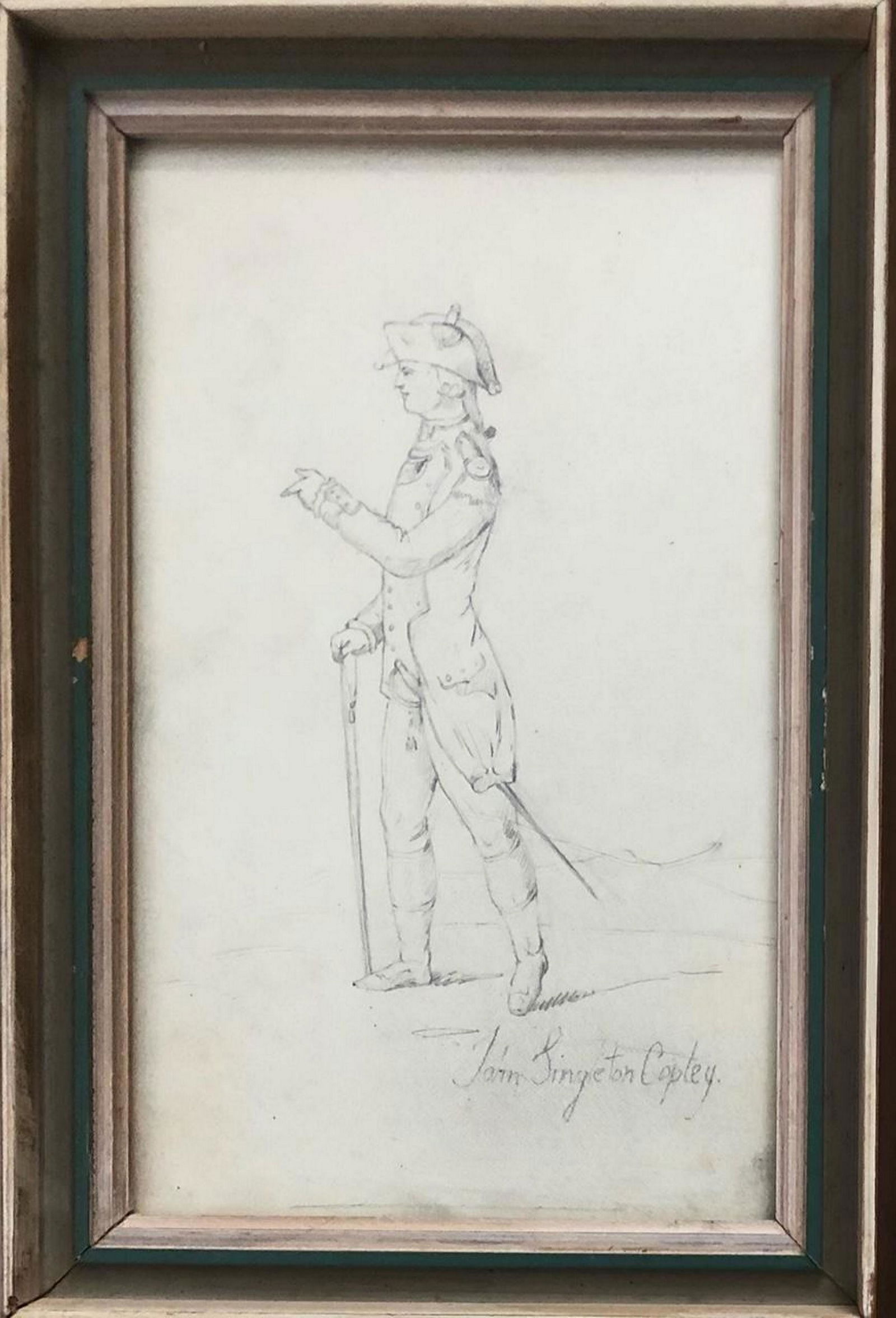 John Singleton Copley: Graphite on paper 8”x 5”