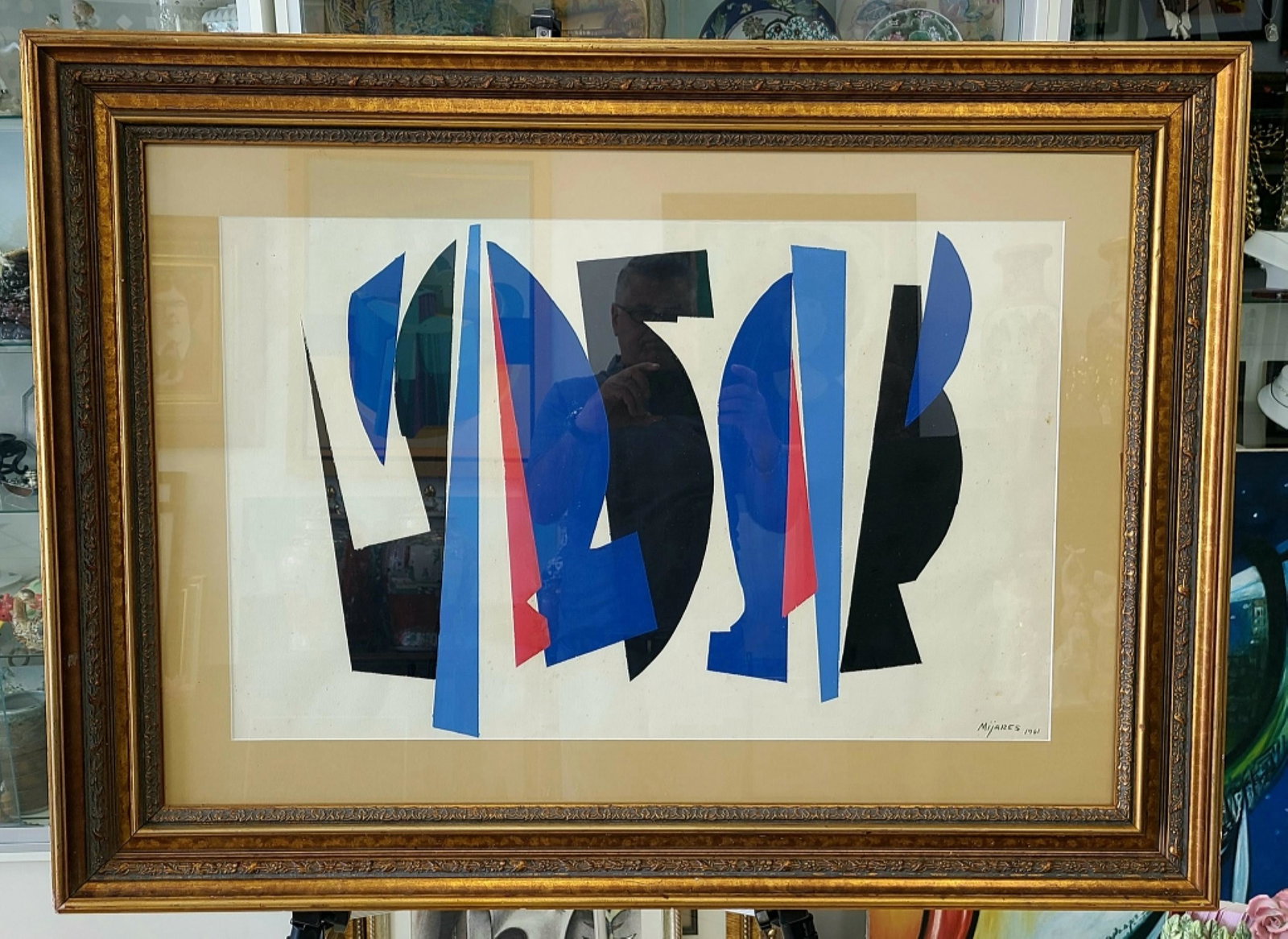 Jose Mijares cuban gouache on paper (1 of 3)