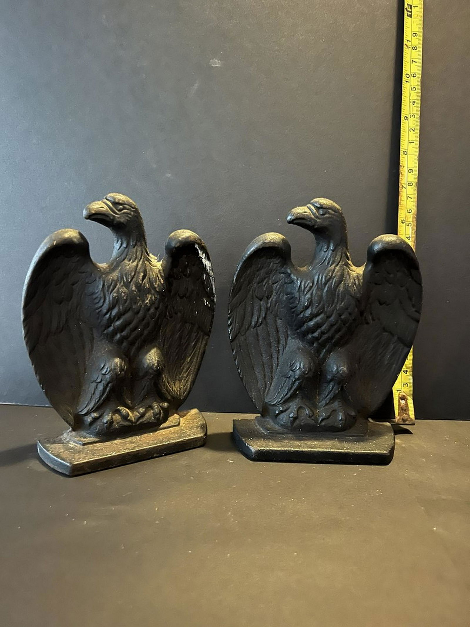 Antique eagles metal bookends (1 of 2)