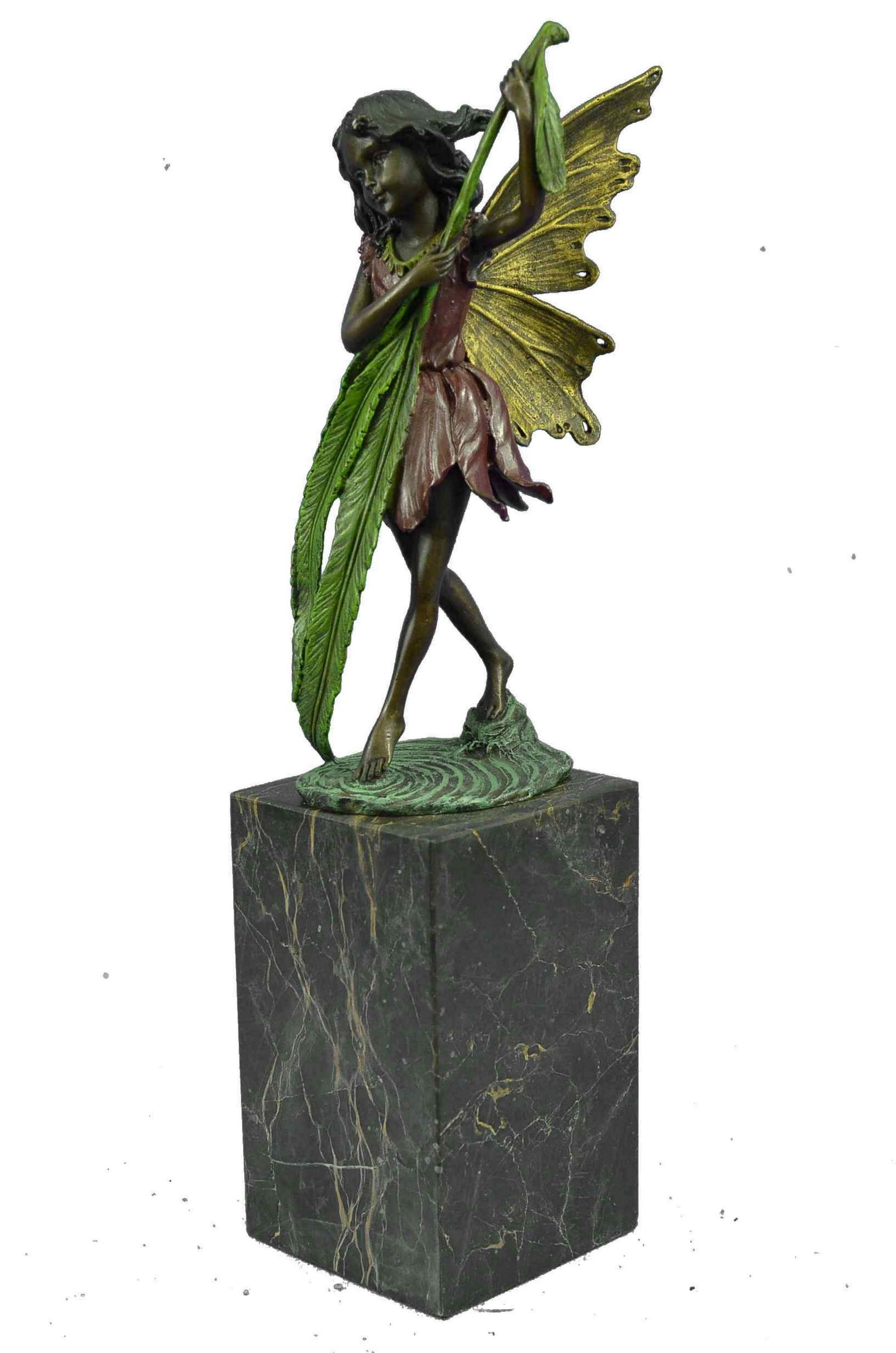 MILO ART DECO FAIRY BRONZE SCULPTURE (1 of 4)