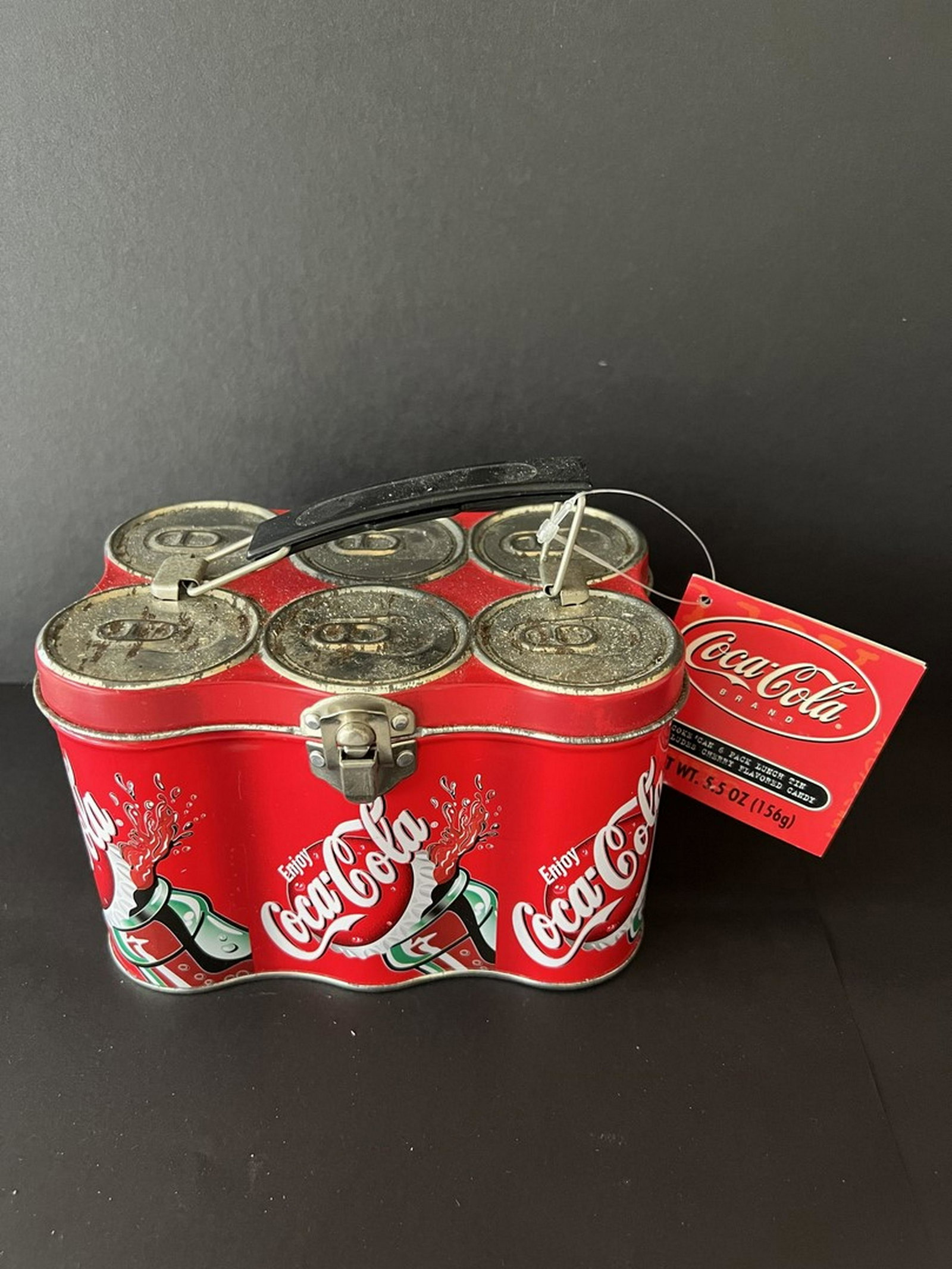 antique coca cola lunch box: excellent condition