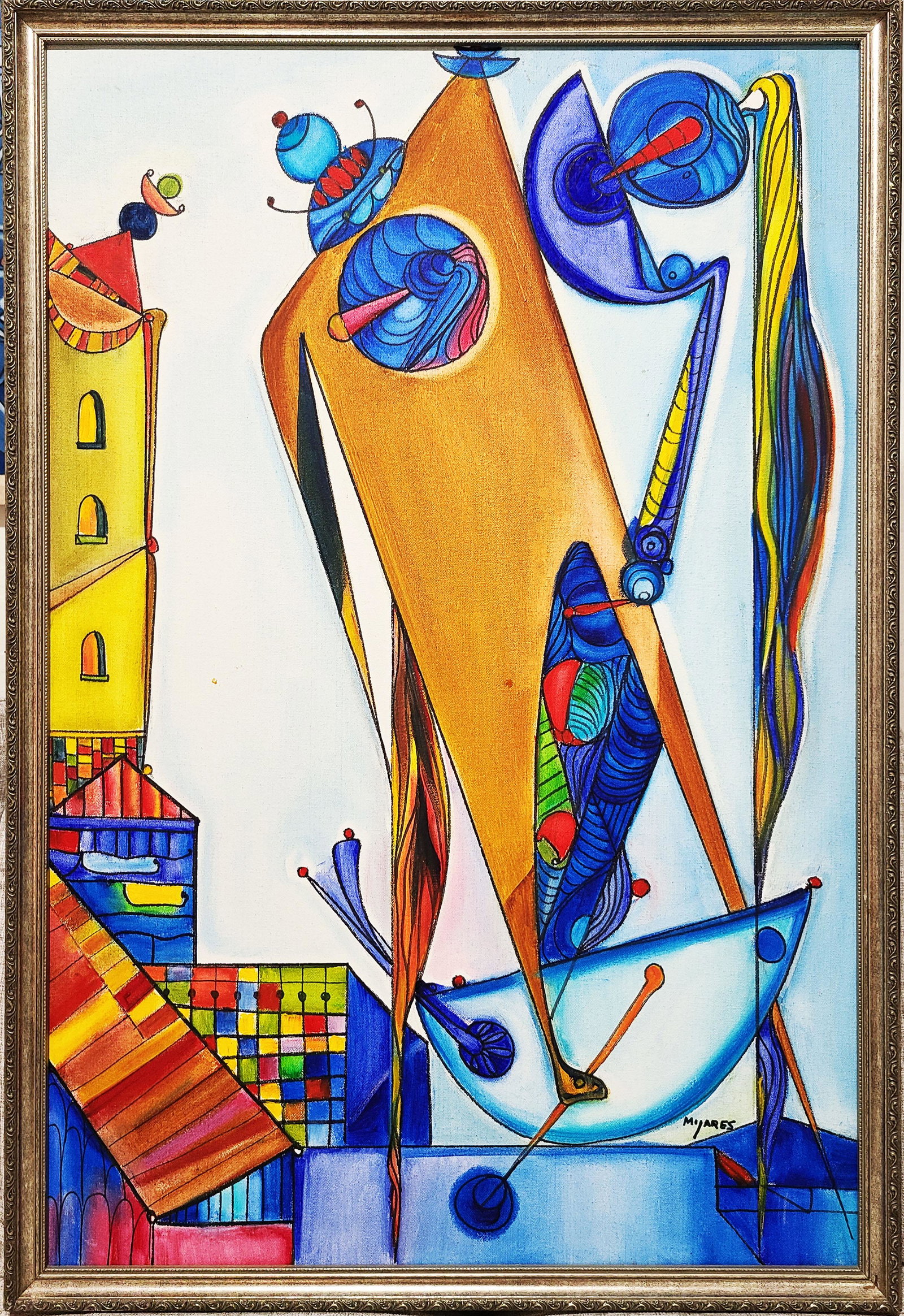 Jose Maria Mijares: oil on canvas 1991 36" x 24"