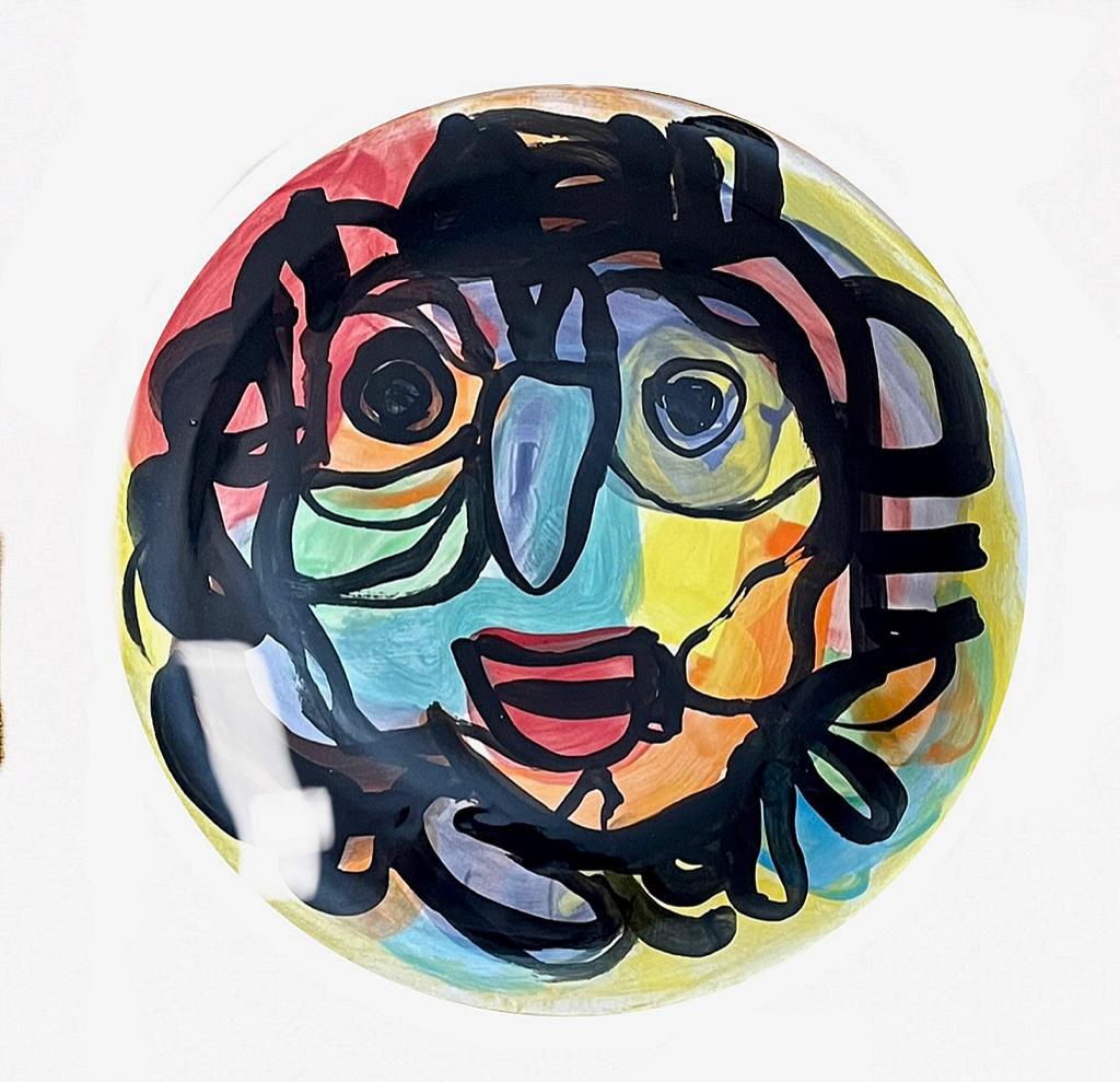 Karel Appel ceramic plate 1967 (1 of 3)