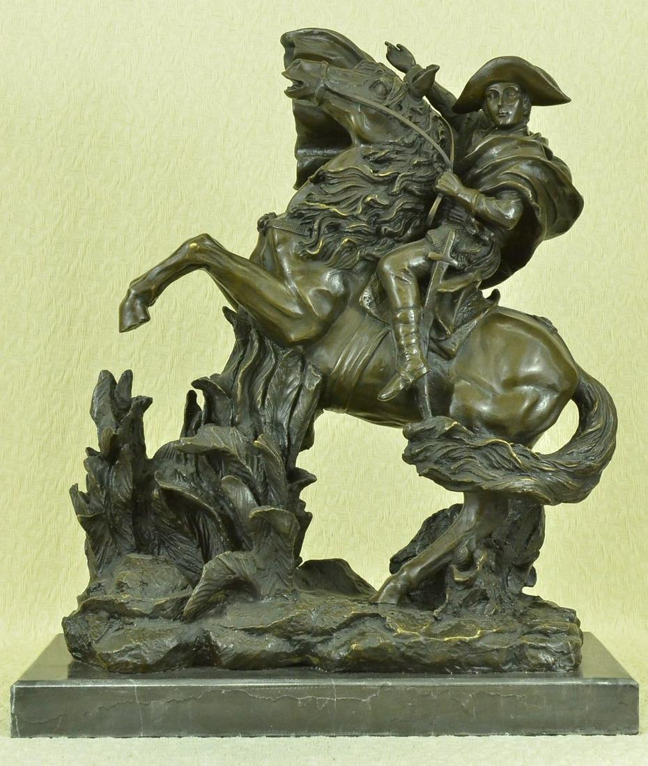 Napoleon Bonaparte Crossing the Alps Bronze Statue (1 of 4)