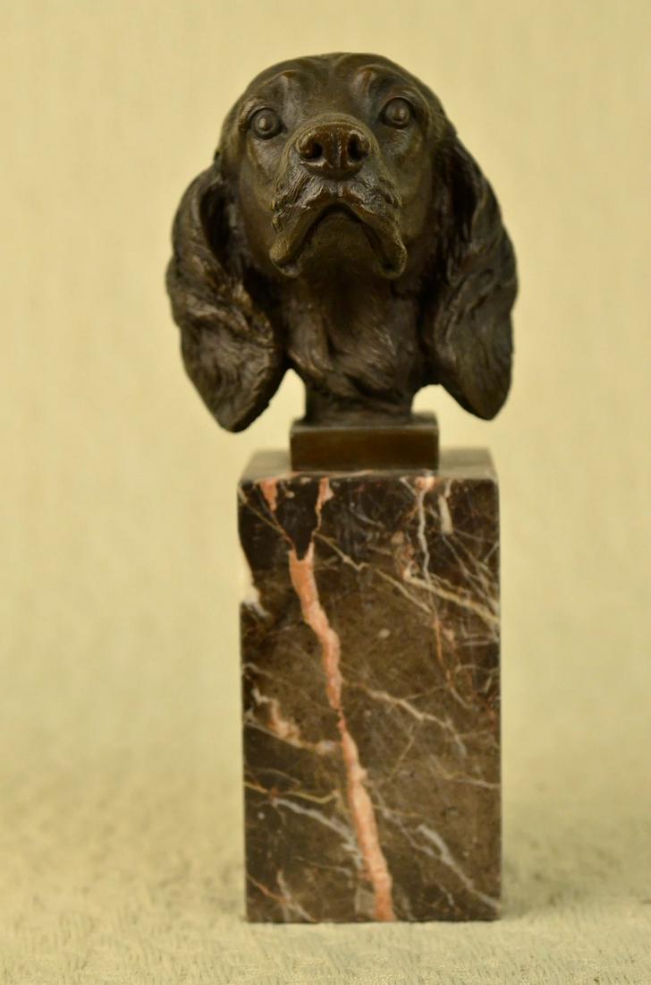 Cocker Spaniel Dog Pet Animal Marble Bronze (1 of 4)