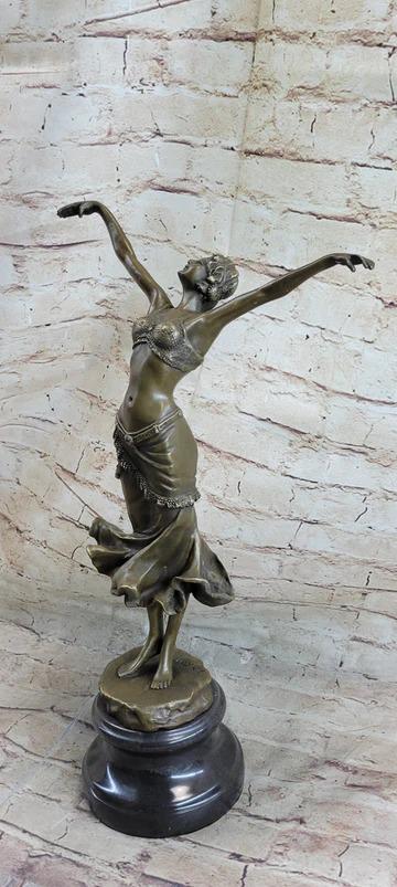 P.Phillippe  Art Nouveau 20'' Elegant Bronze Statue (1 of 4)