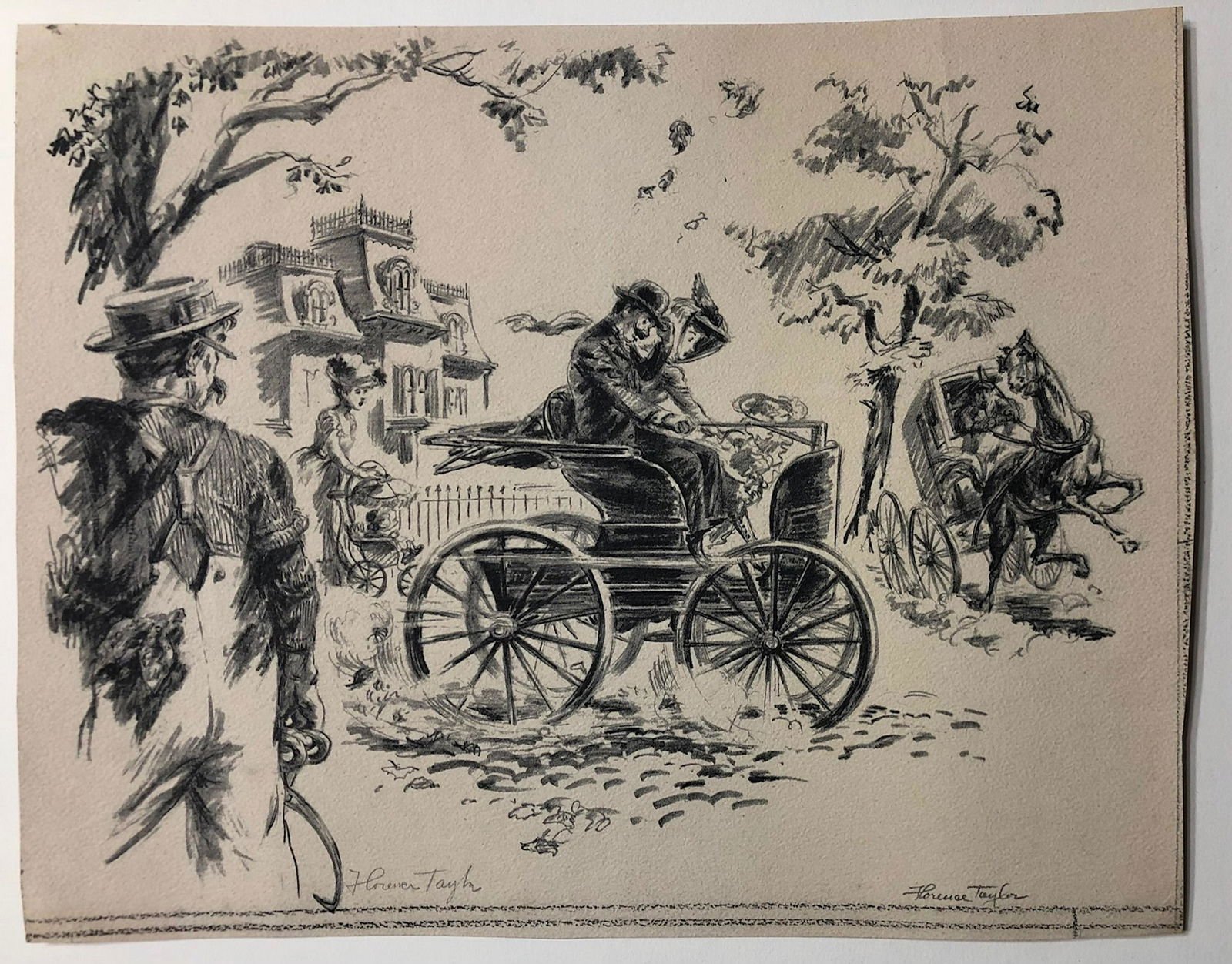 Florence Starr Taylor illustration signed in pencil (1 of 1)