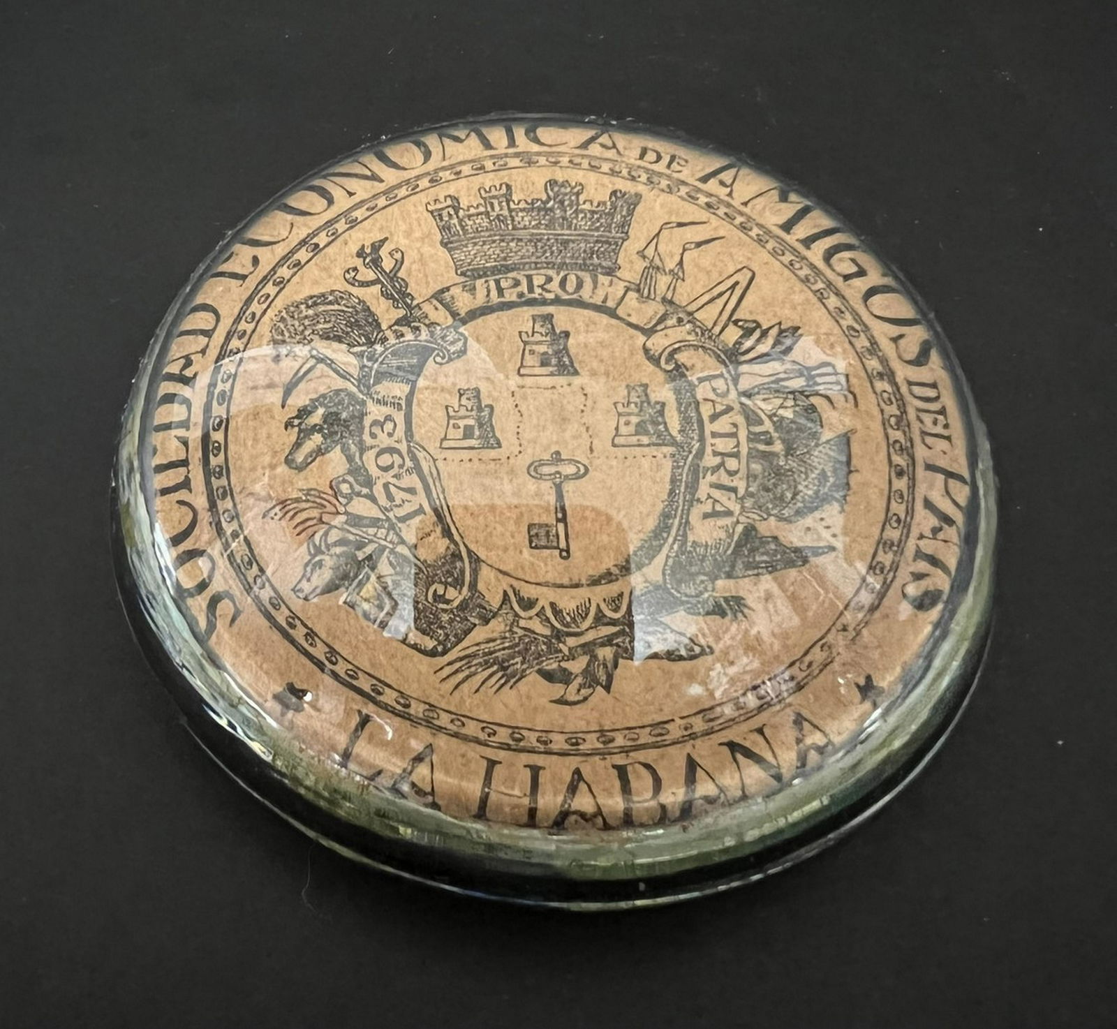 antique glass paperweights (1 of 2)