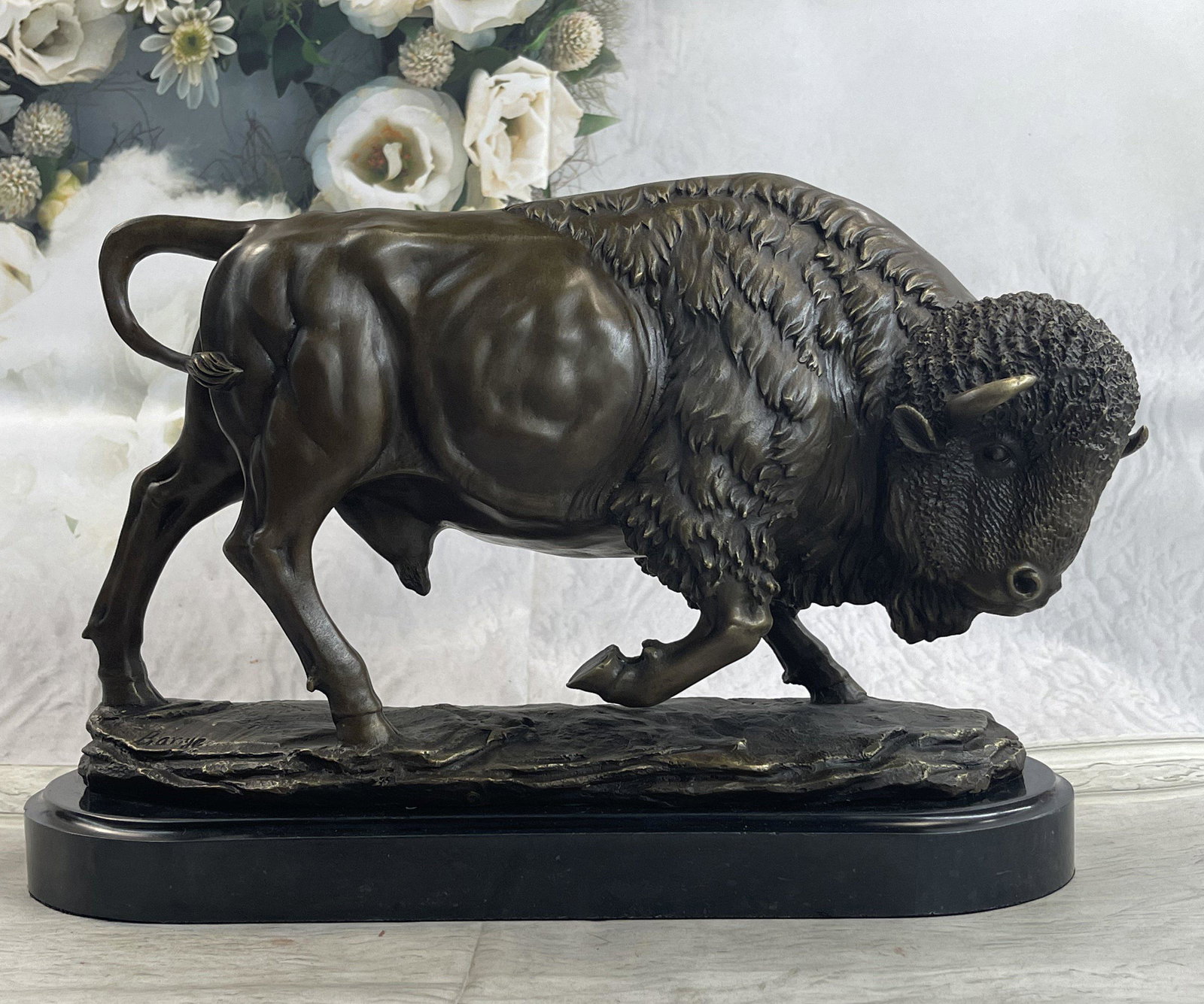 Barye Large Buffalo Bronze (1 of 4)