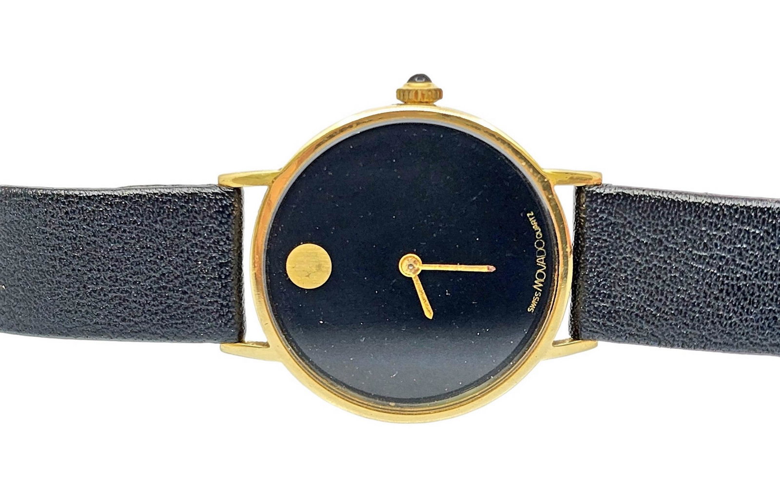 VINTAGE MOVADO 14K YELLOW GOLD MENS WATCH: EXCELLENT CONDITION