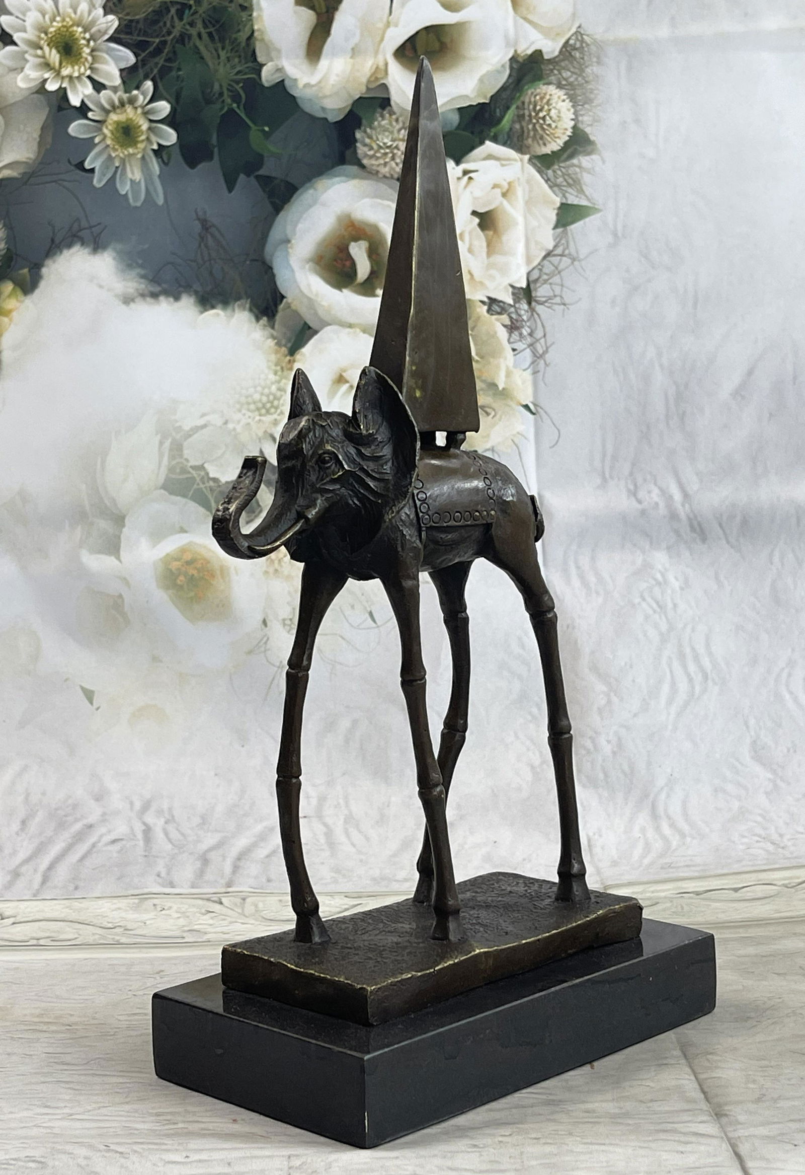 Space Elephant by Salvador Dali  Bronze Sculpture (1 of 4)