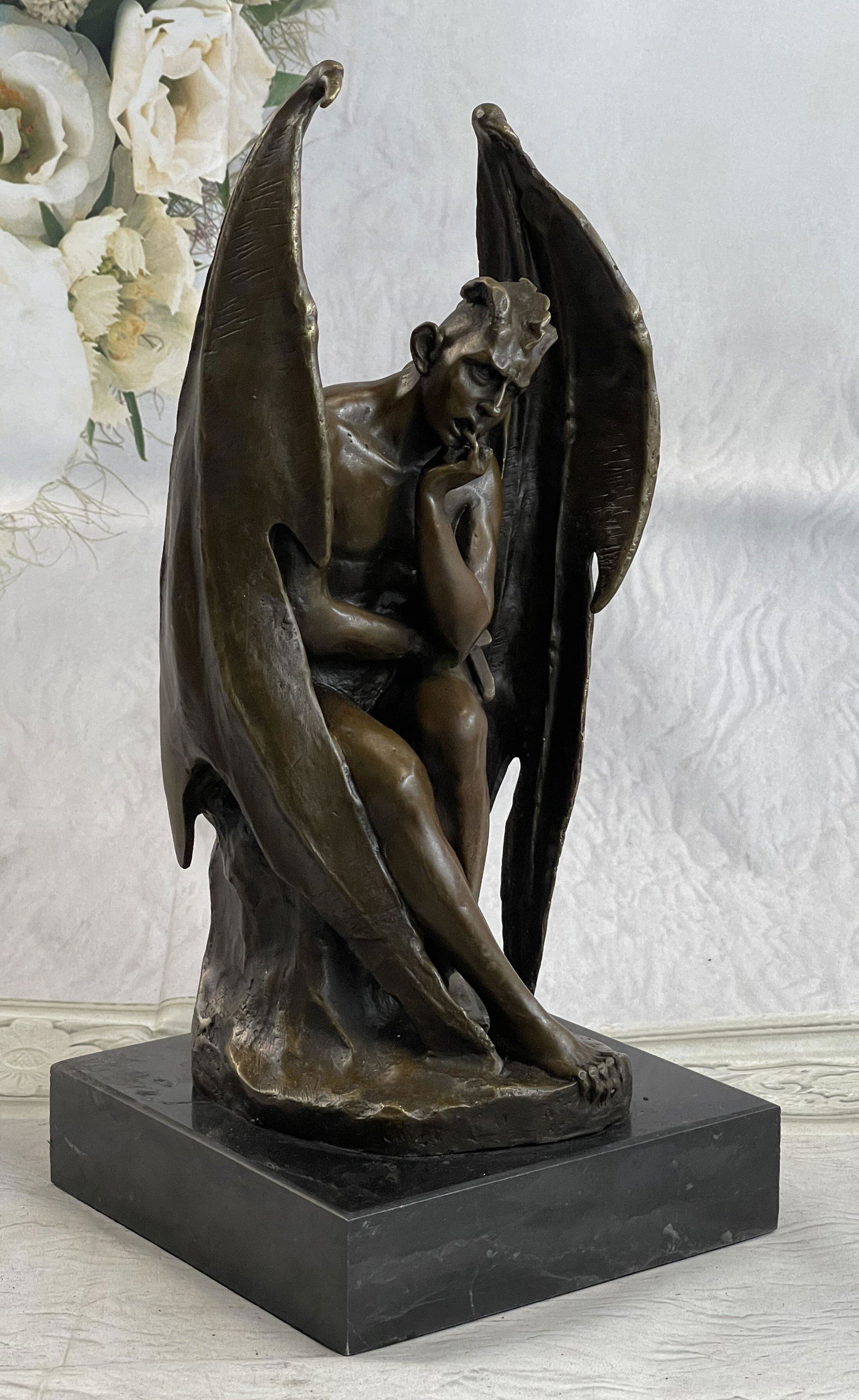 Lucifer Demon Fallen Angel Satan Devil Sculpture (1 of 4)