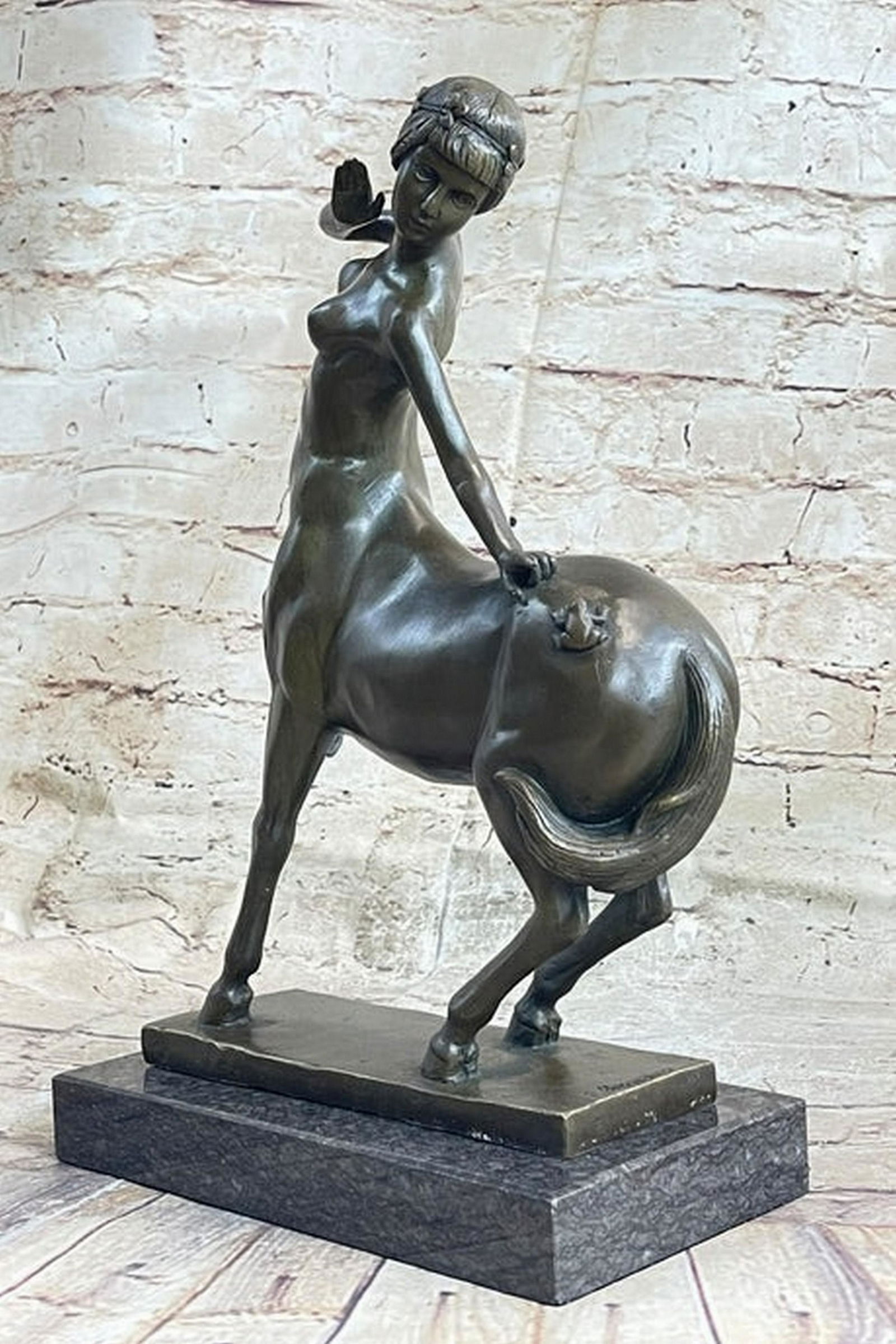 Female Centaur Mythological Creature bronze sculpture (1 of 5)