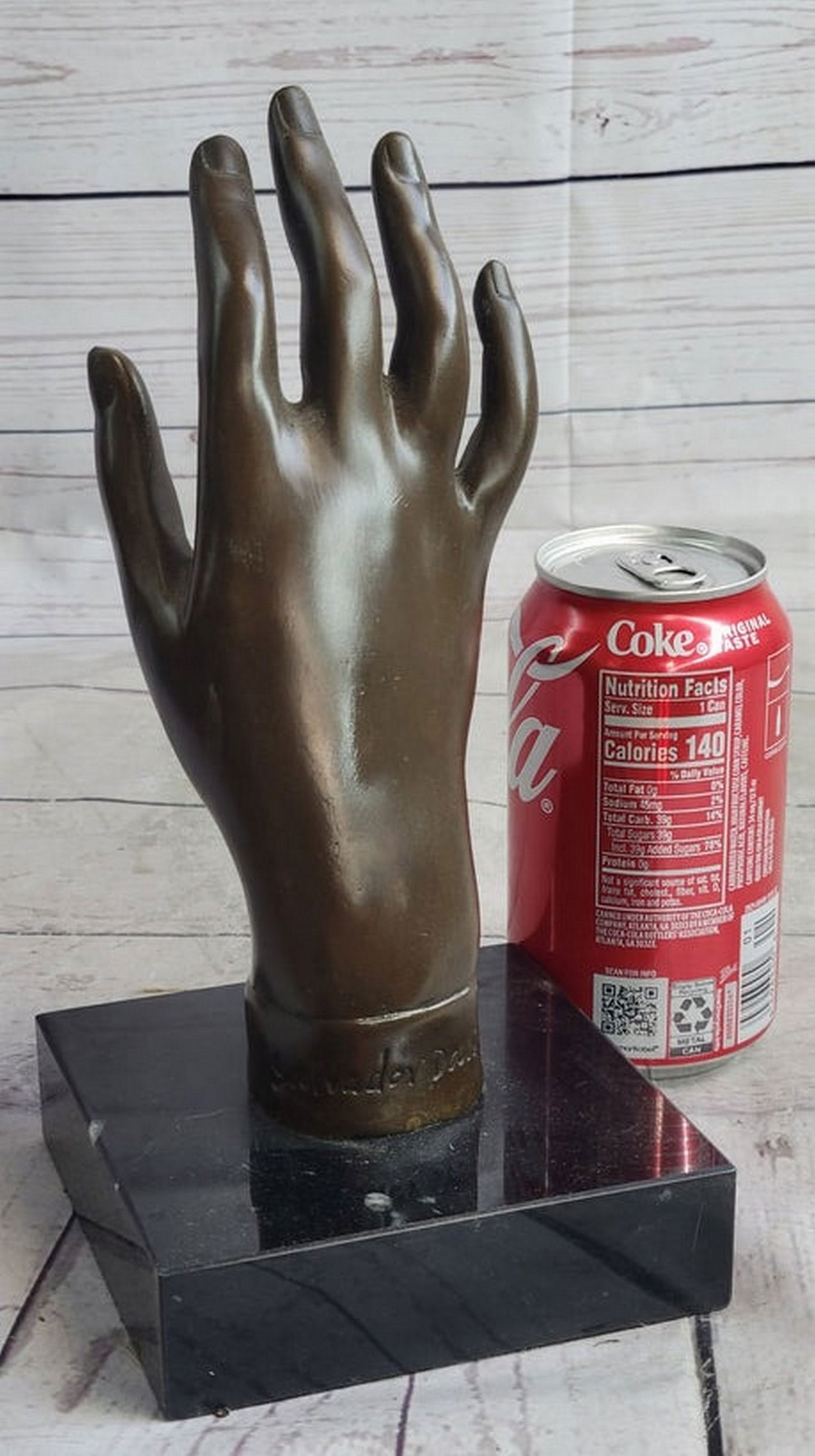 Salvador Dali Female Hand Genuine Bronze Sculpture Figurine Figure (1 of 4)