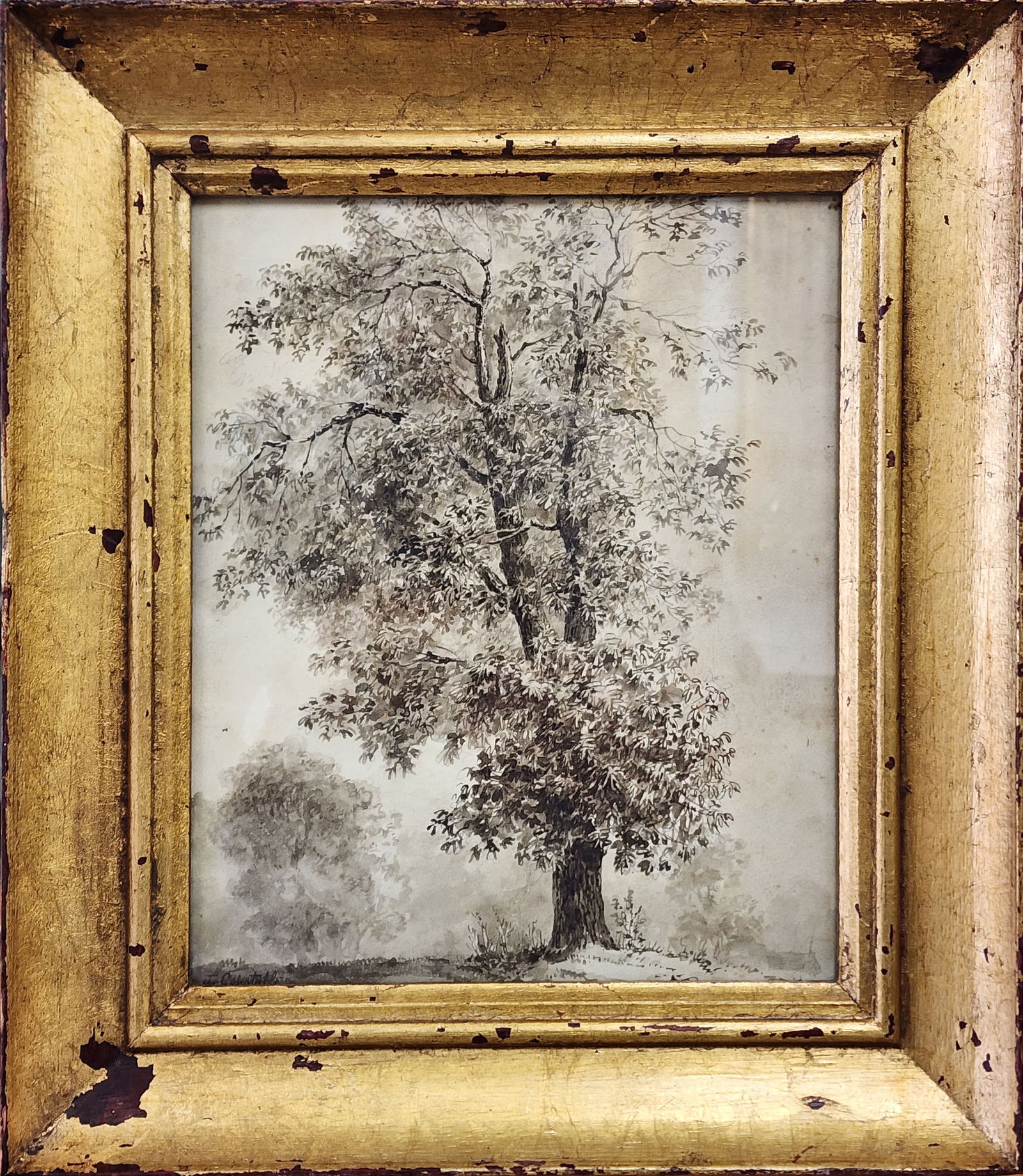 manner of John CONSTABLE (1776-1837): watercolor on paper 8.50" x 10"