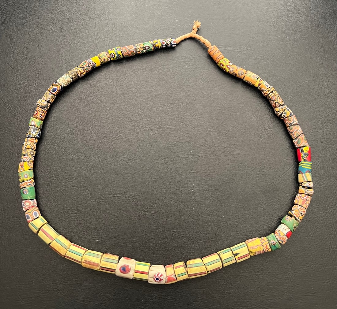 Rare Antique Necklace Venetian Millefiori? (1 of 5)