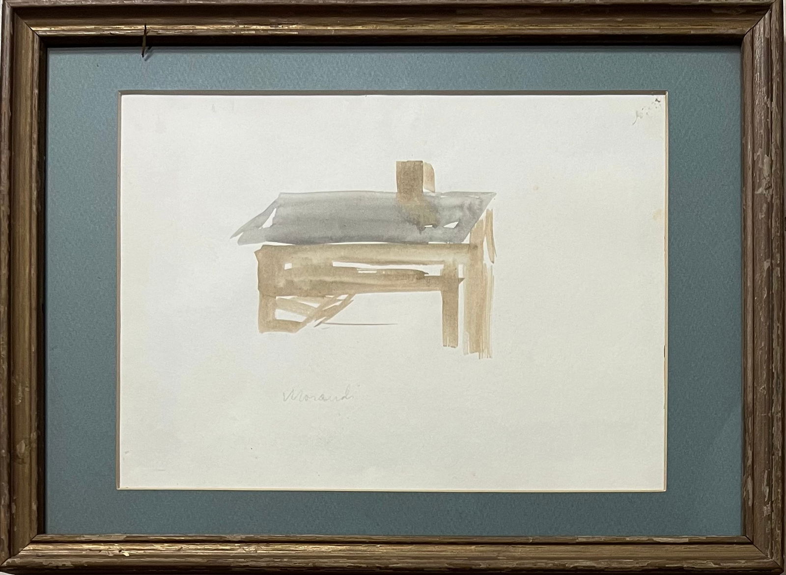 Giorgio Morandi: Watercolor on paper 8?x11?