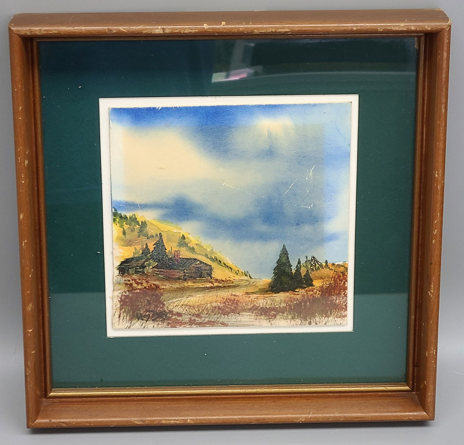 Henri Hayden: watercolor on ppaer 6" x 6'