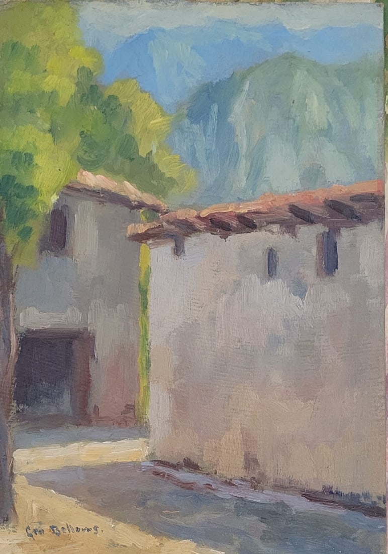 George Bellows Atrib: Oil on Panel. 10"x 7"