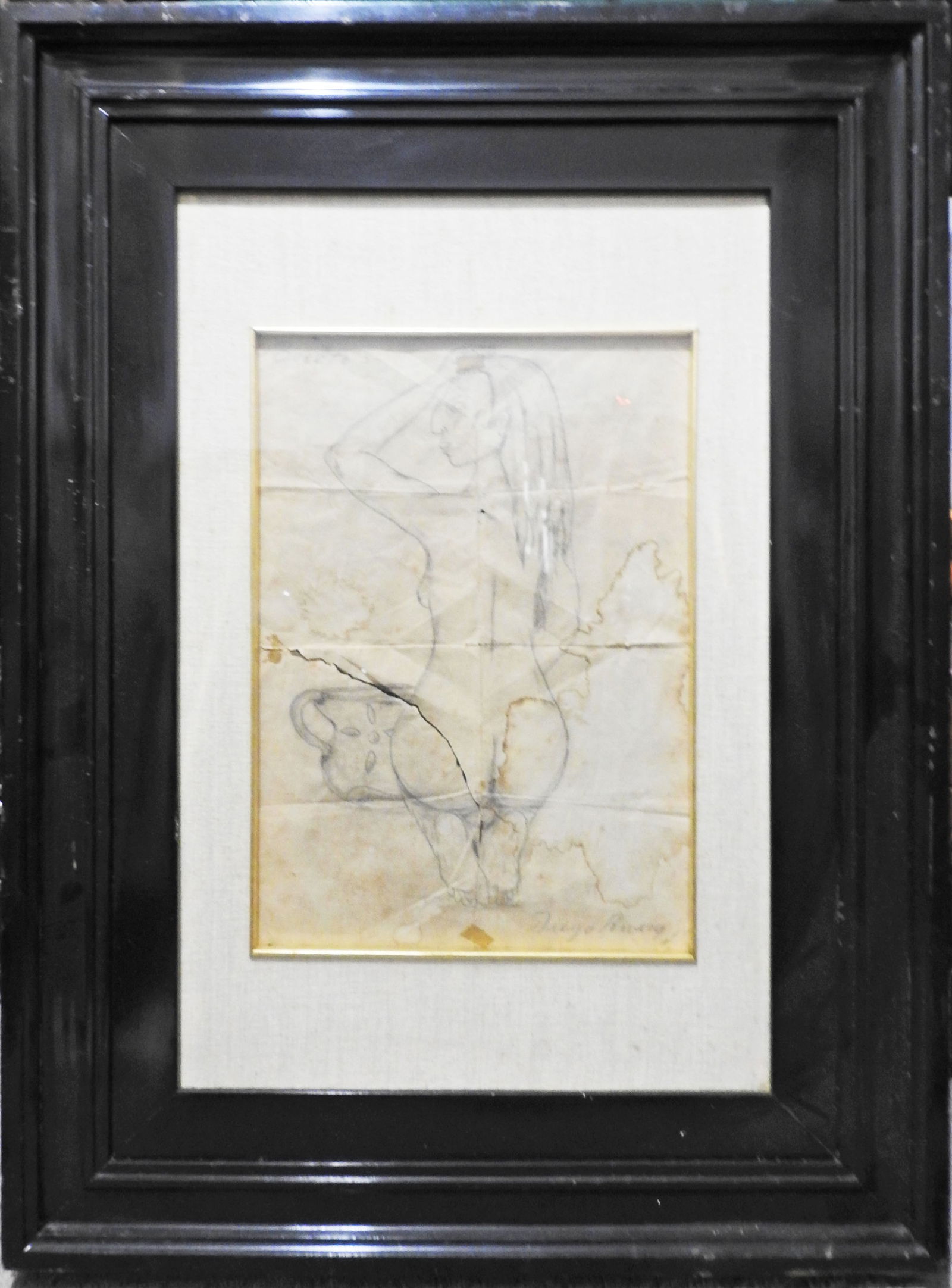 pencil on paper signed Diego Rivera (1 of 3)