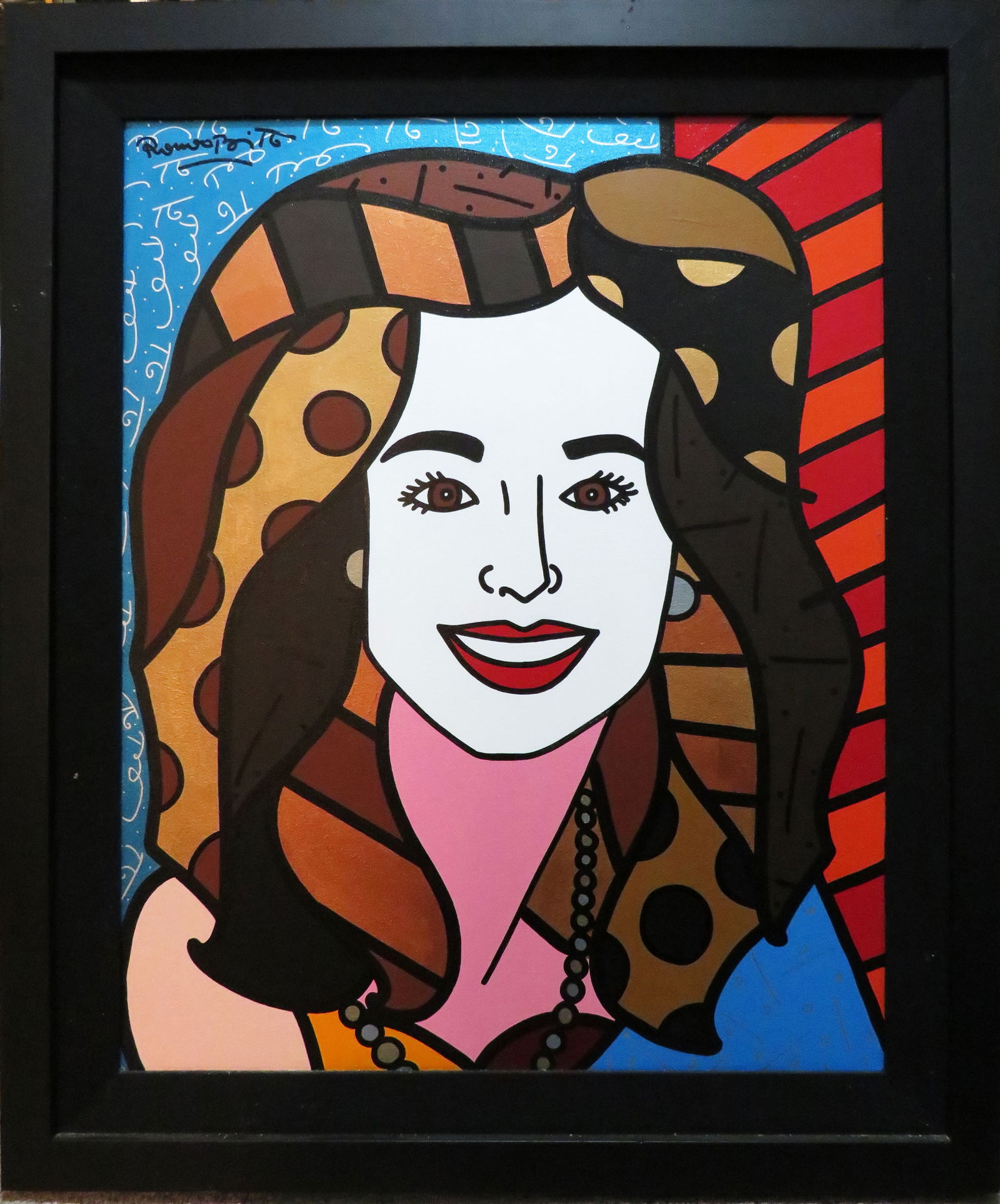 oil on canvas signed Romero Britto (1 of 5)