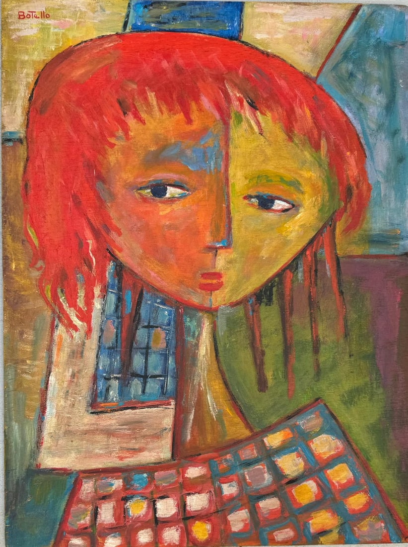 Angel Botello manner: Oil/panel24x18?