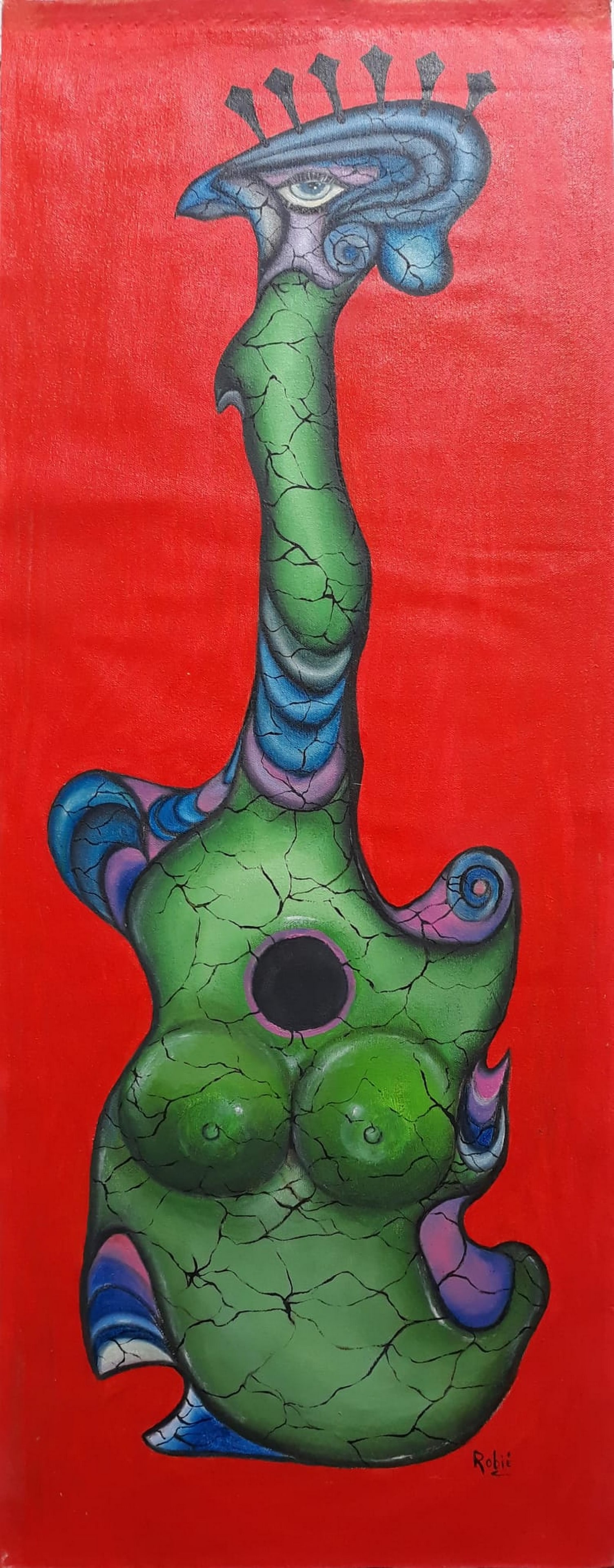 Roberto Guerra "green guitar" (1 of 1)