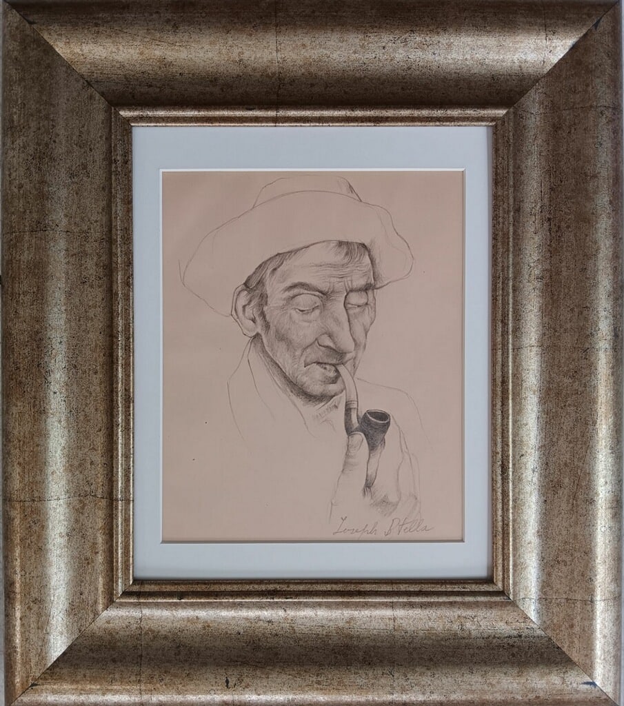 Joseph Stella: Graphite on Paper. 8"x 7"