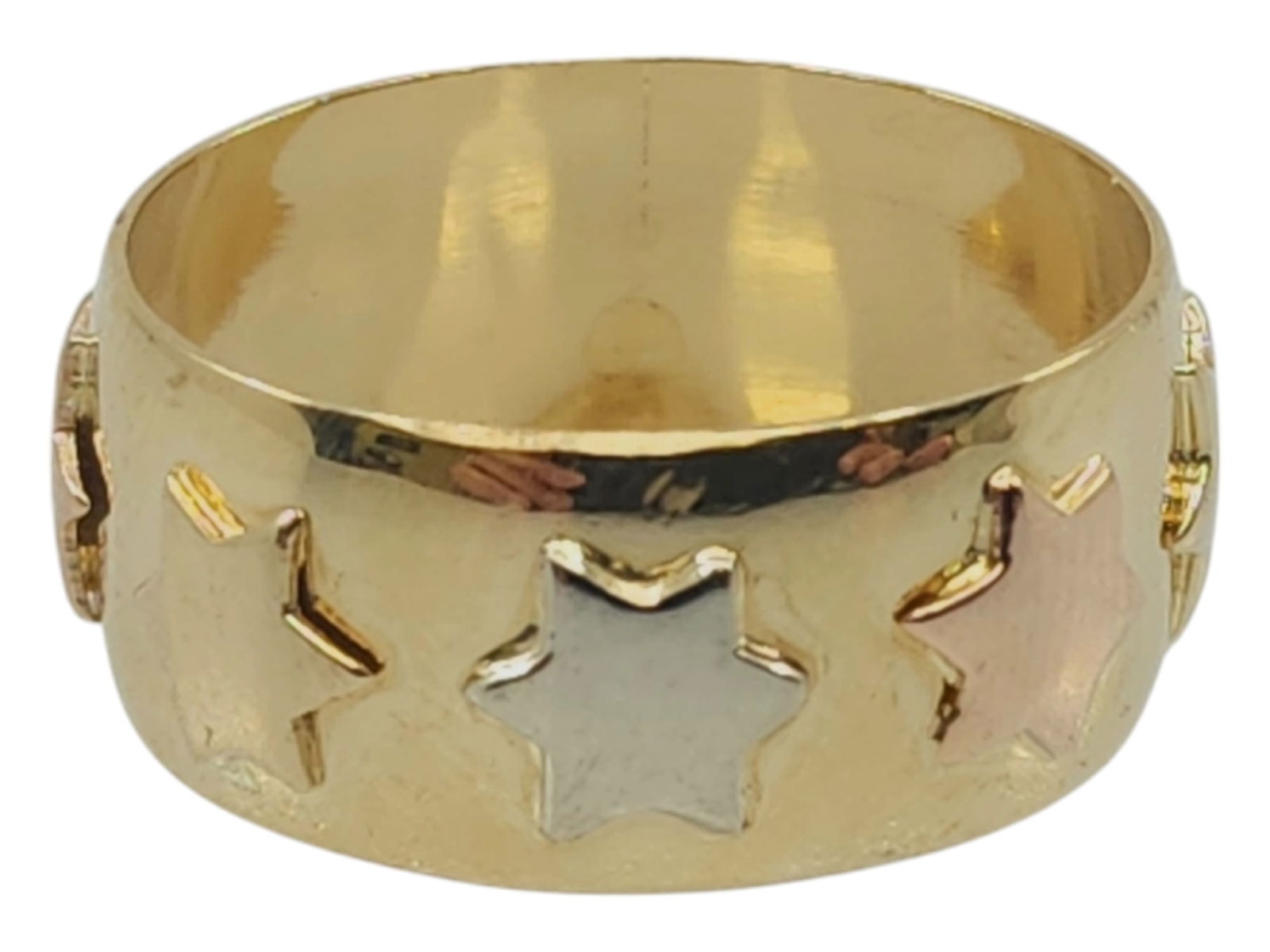 18k tri-color star ring (1 of 3)