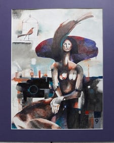 Jordi Beltran mixed media on paper