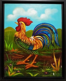 Orlando Cabanas oil on canvas