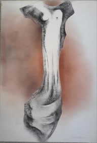 Roberto Estopinan mixed media on board