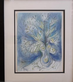 Hector Molne mixed media on paper