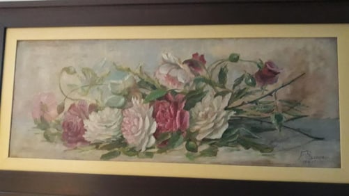 Feliciano Seoane "Still Life" oil on canvas