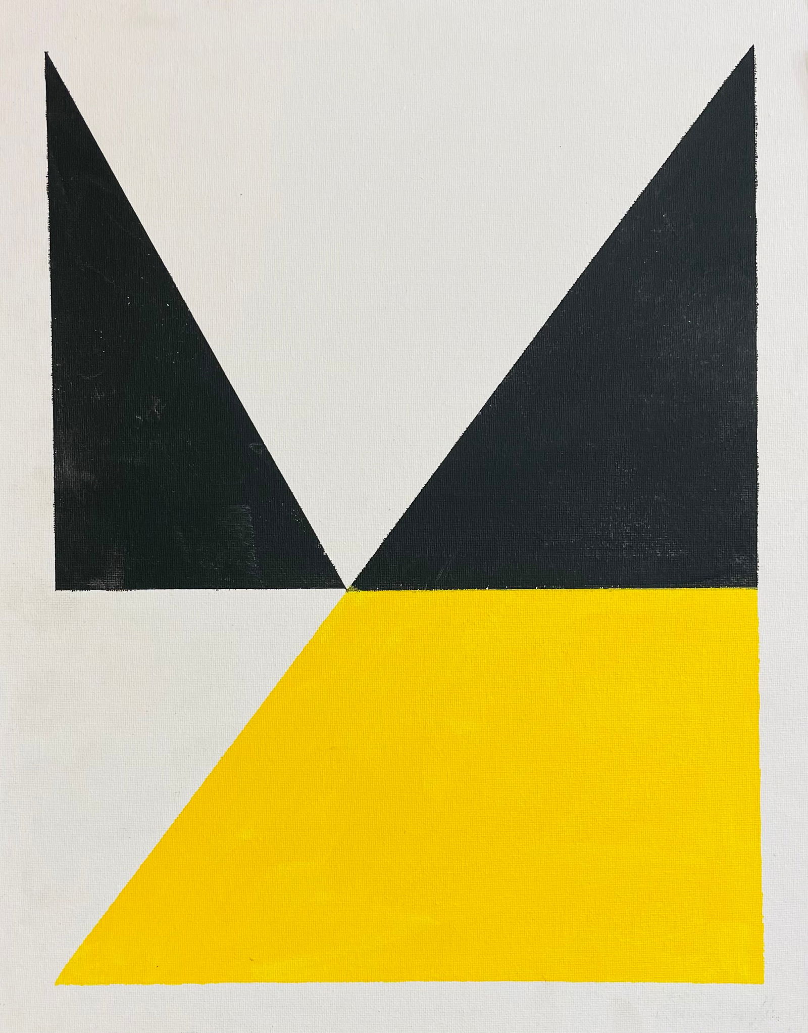 Carmen Herrera: 18*14 acryllic on canvas