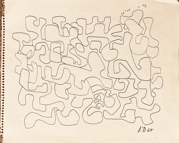 manner of Jean Dubuffet